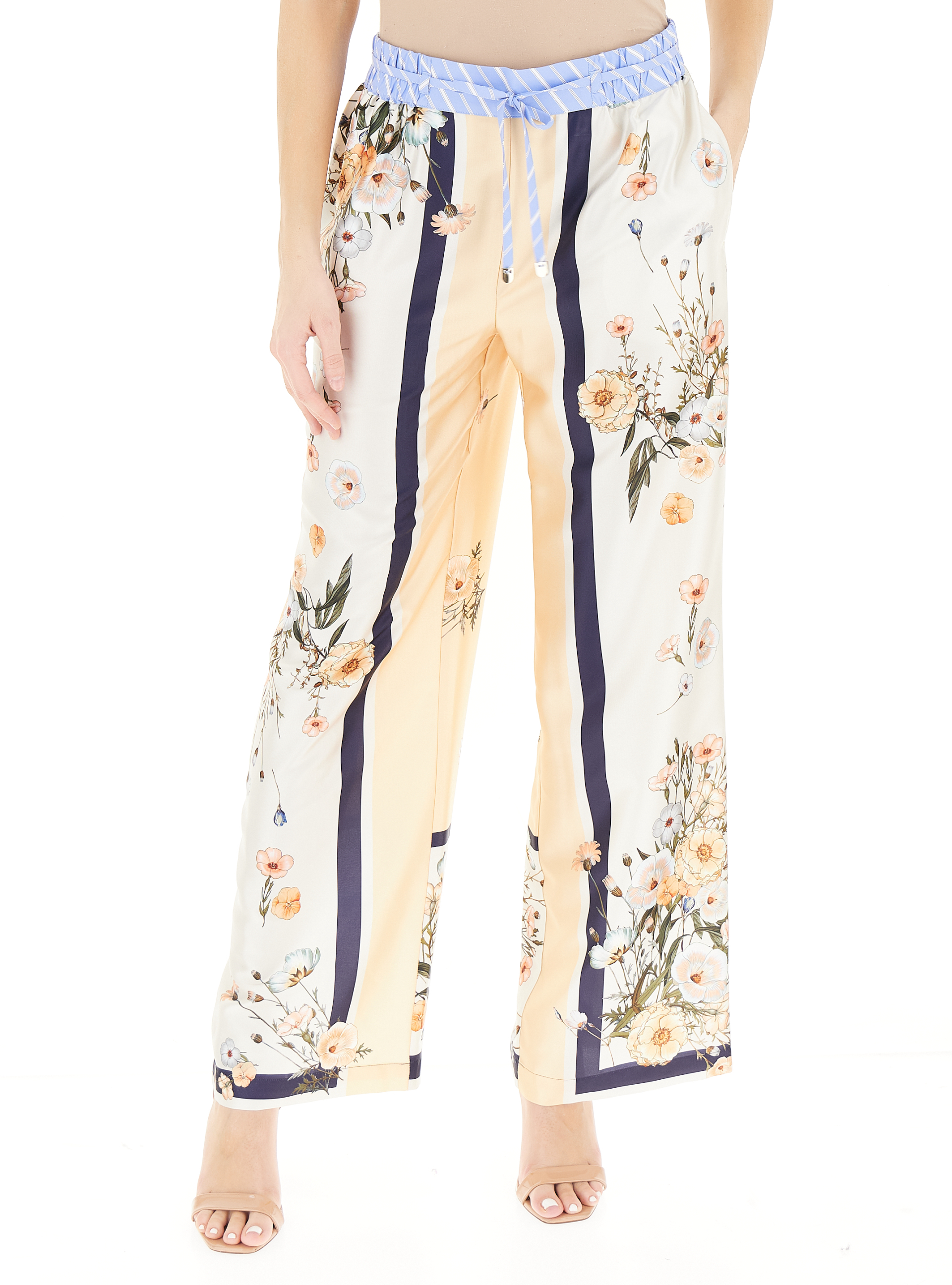 Pantalone Wide Leg LIU JEANS BEIGE 40