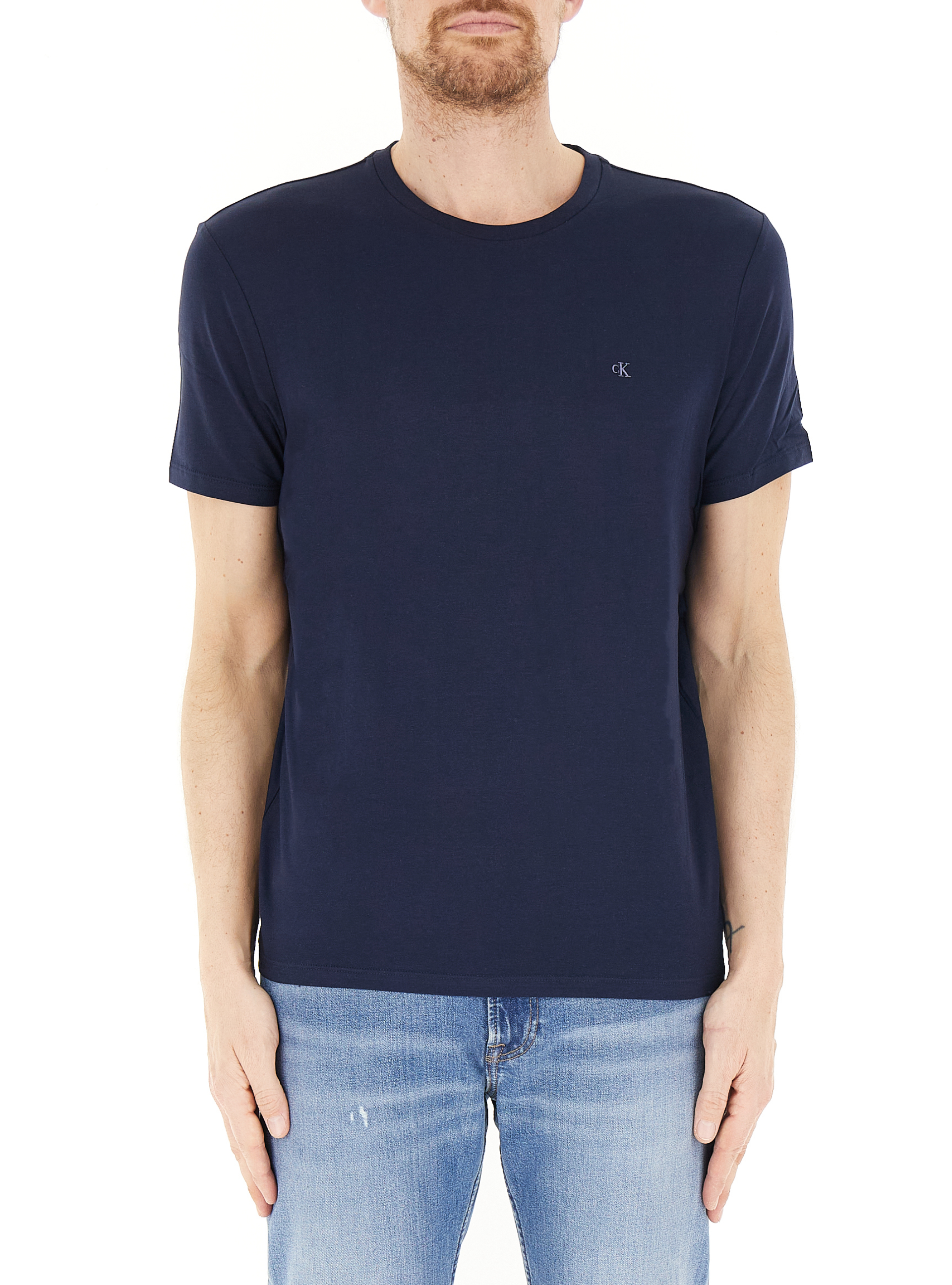T-shirt girocollo BLU SCURO