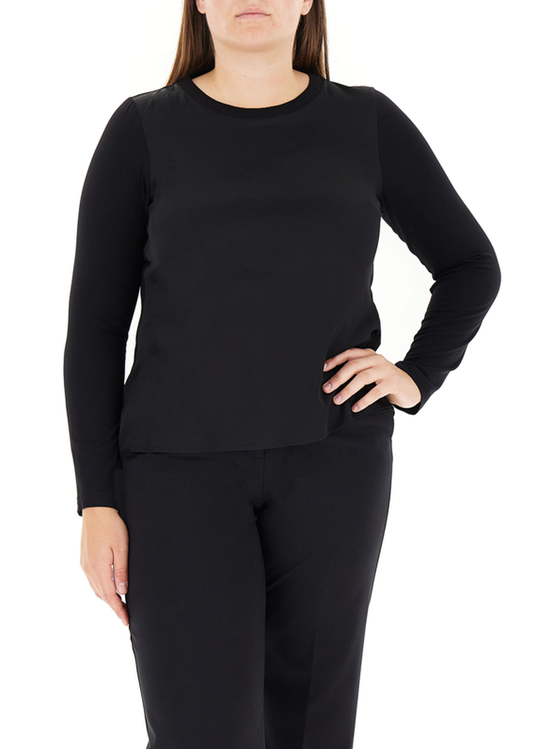 Maglia girocollo NERO M