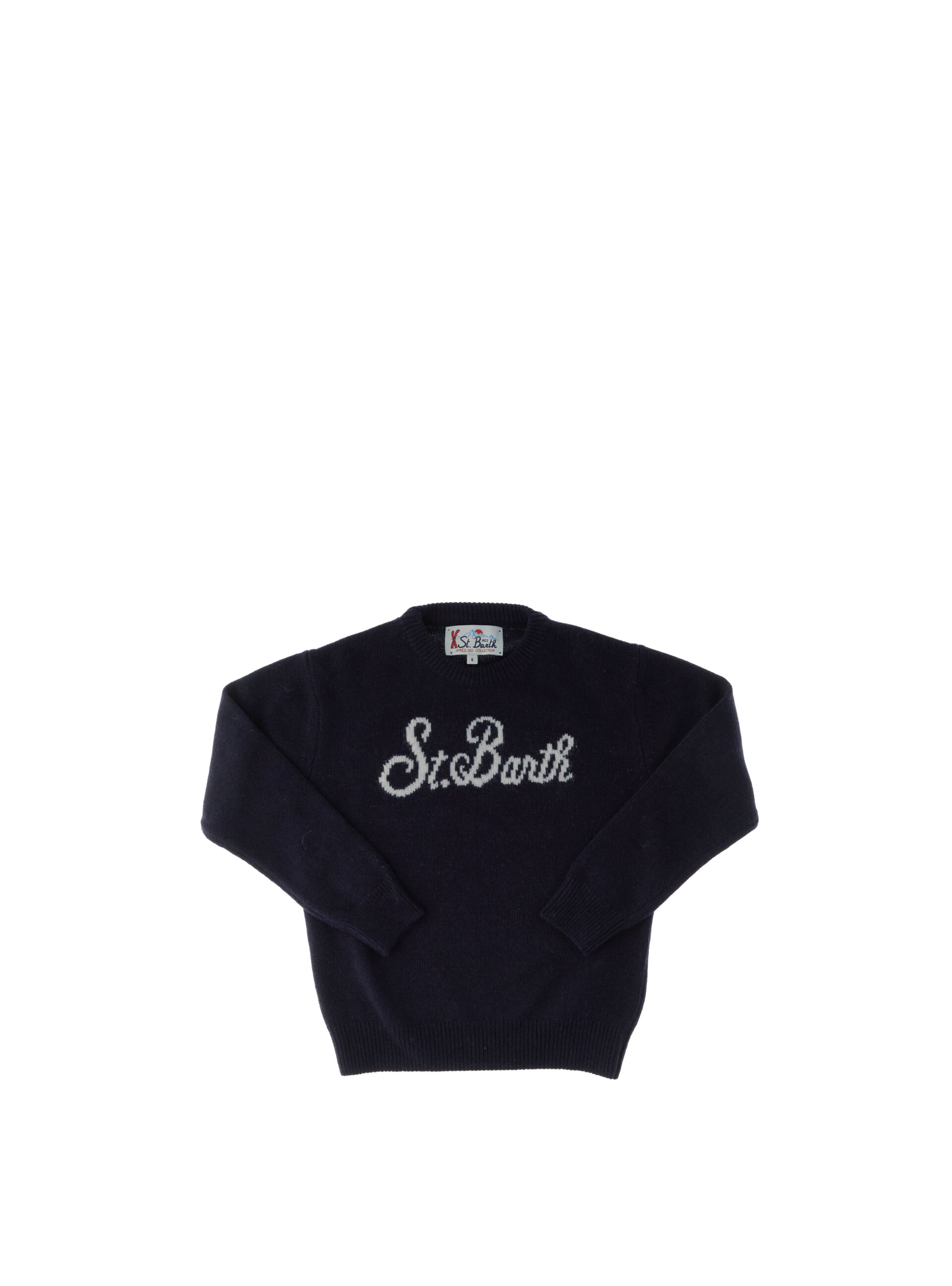 Maglione misto cashmere BLU SCURO 6