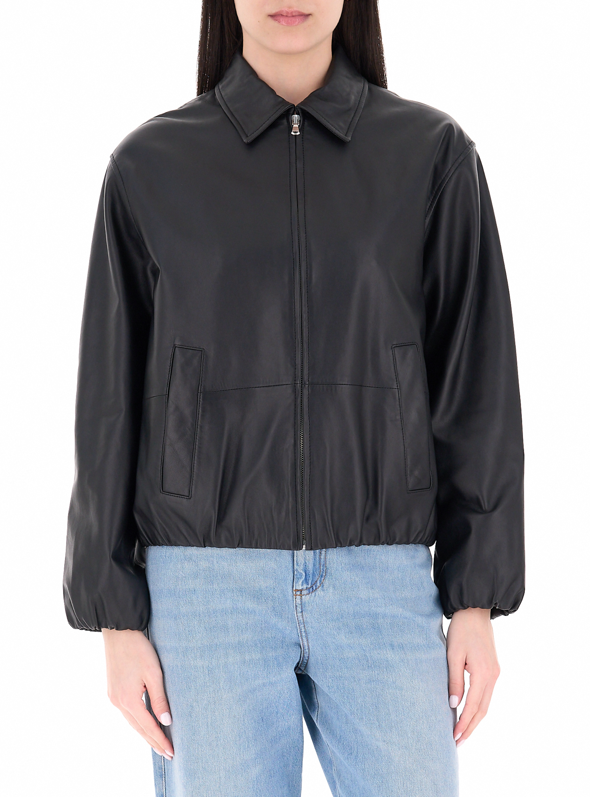 Marella Giacca in pelle NERO