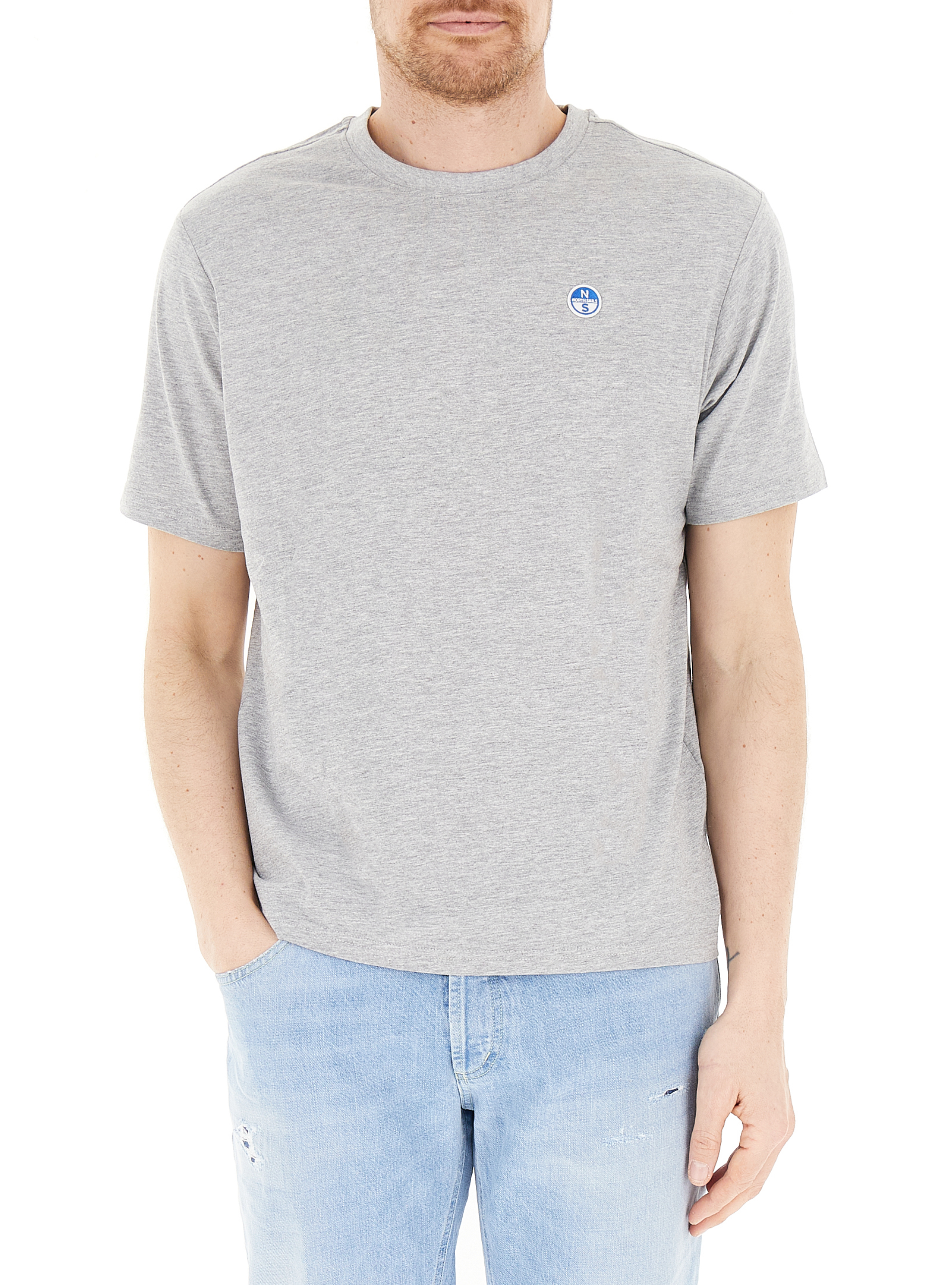 T-shirt girocollo GRIGIO XL