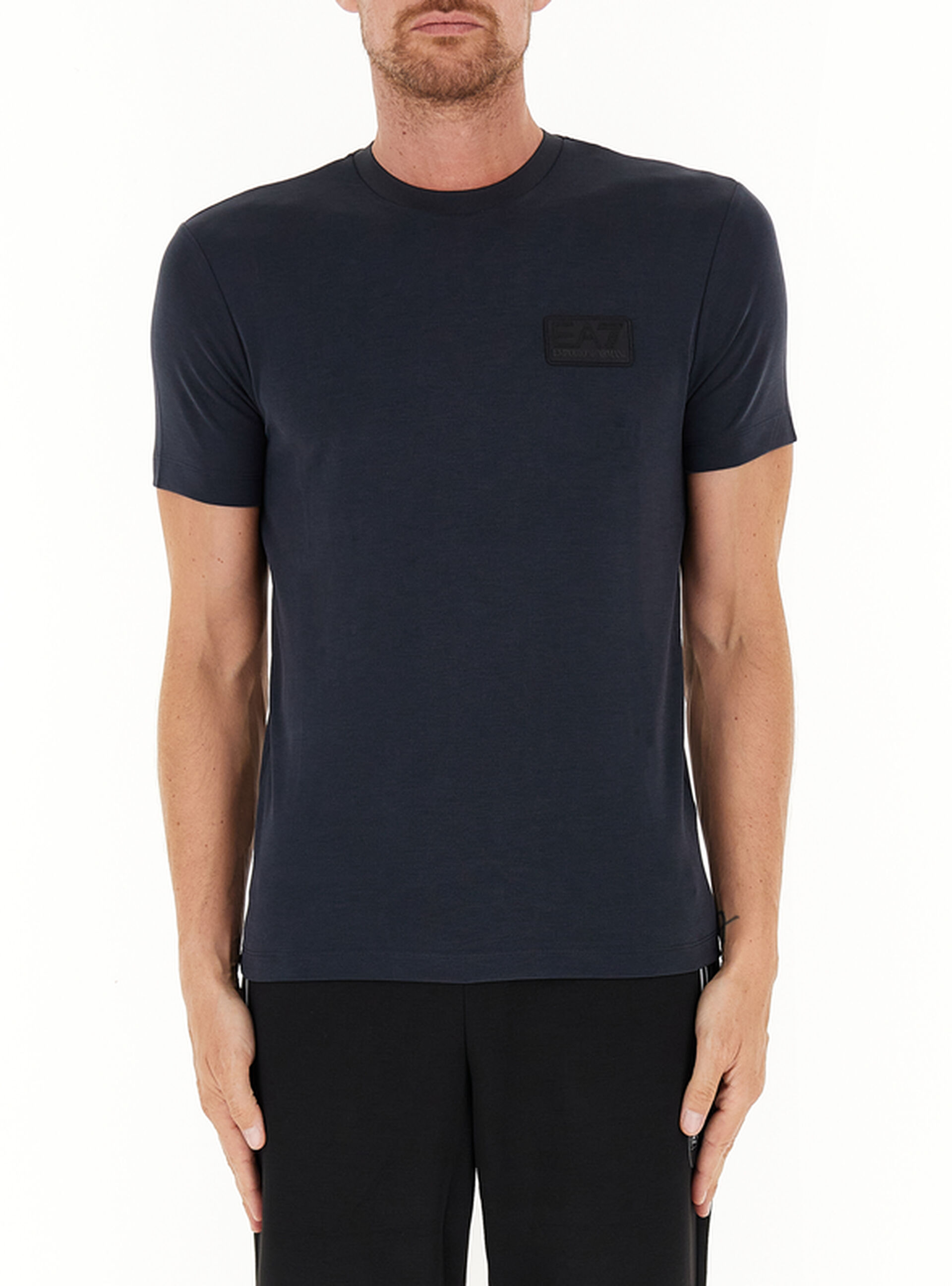 T-shirt girocollo BLU S