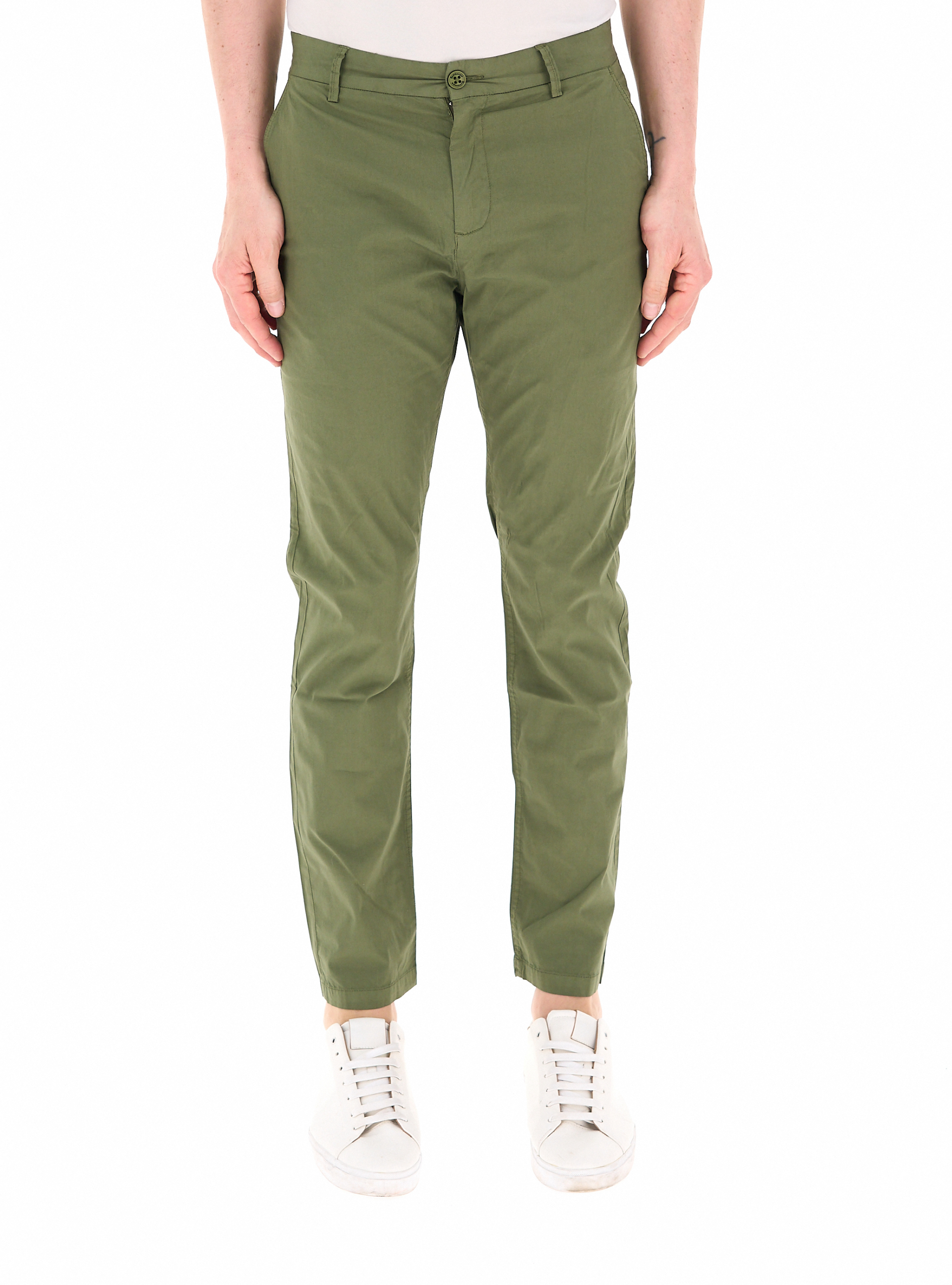 Pantalone chino VERDE OLIVA
