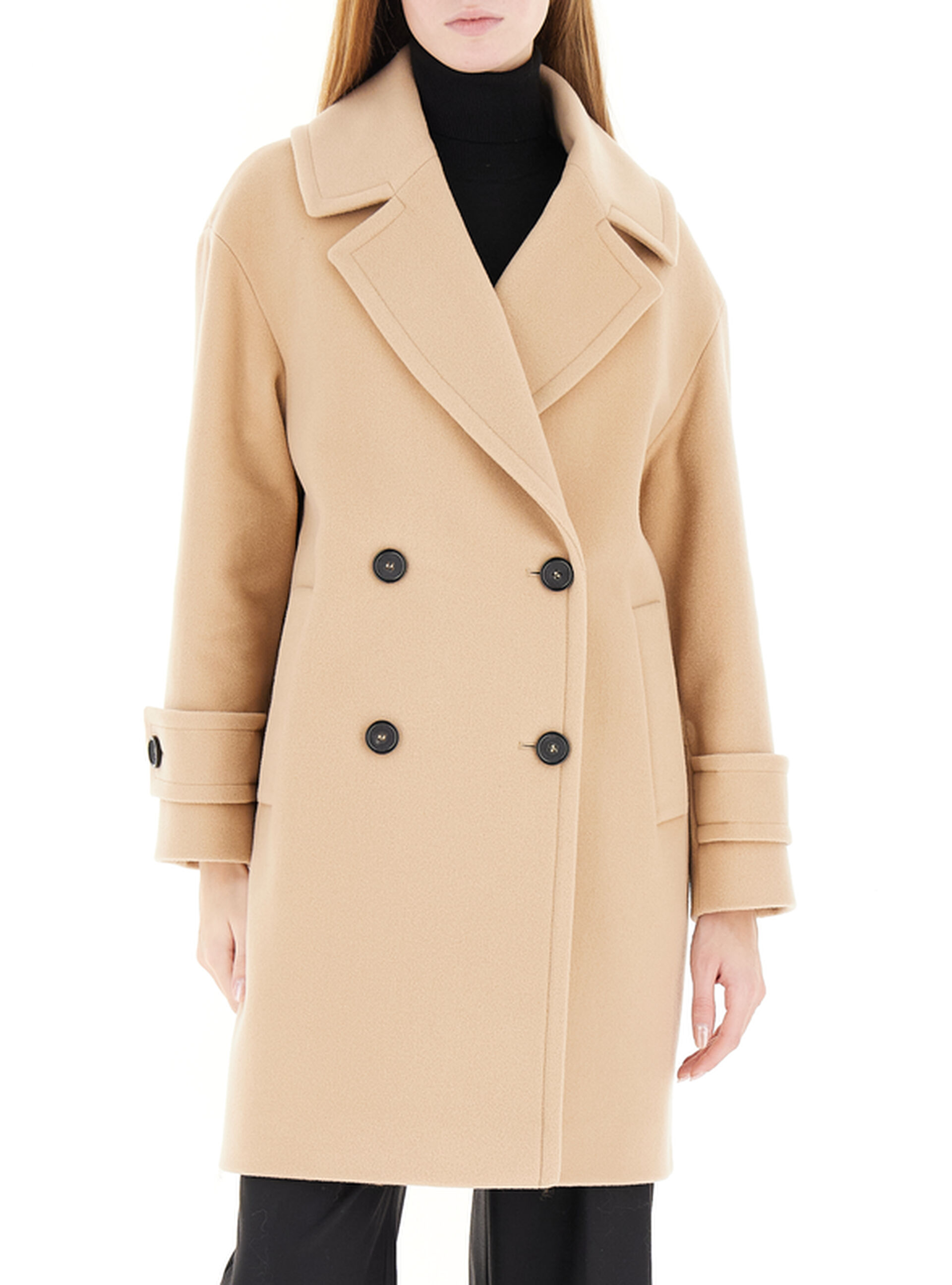 Cappotto doppiopetto BEIGE 40