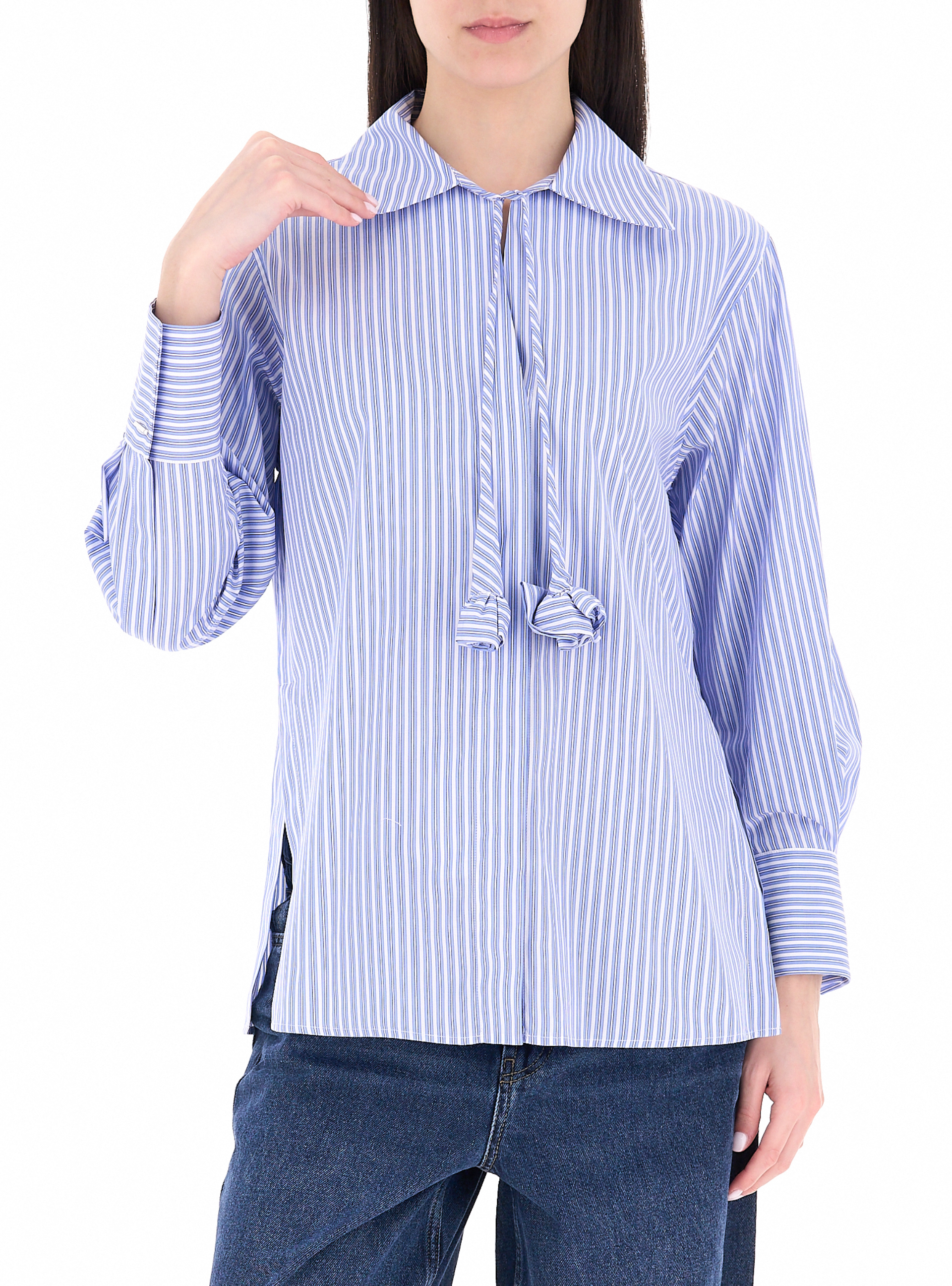 Marella Camicia in cotone AZZURRO