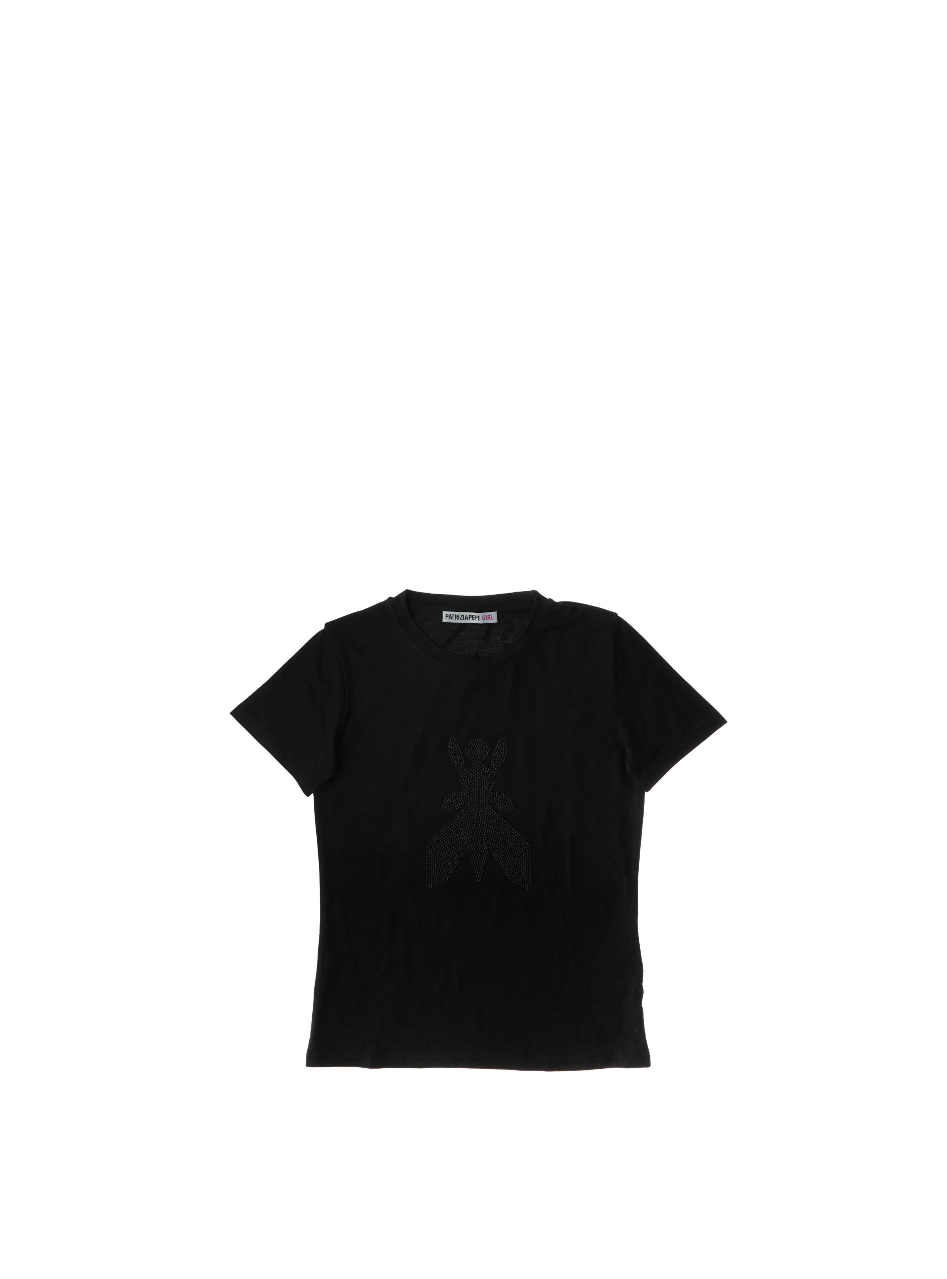 T-shirt in viscosa NERO L