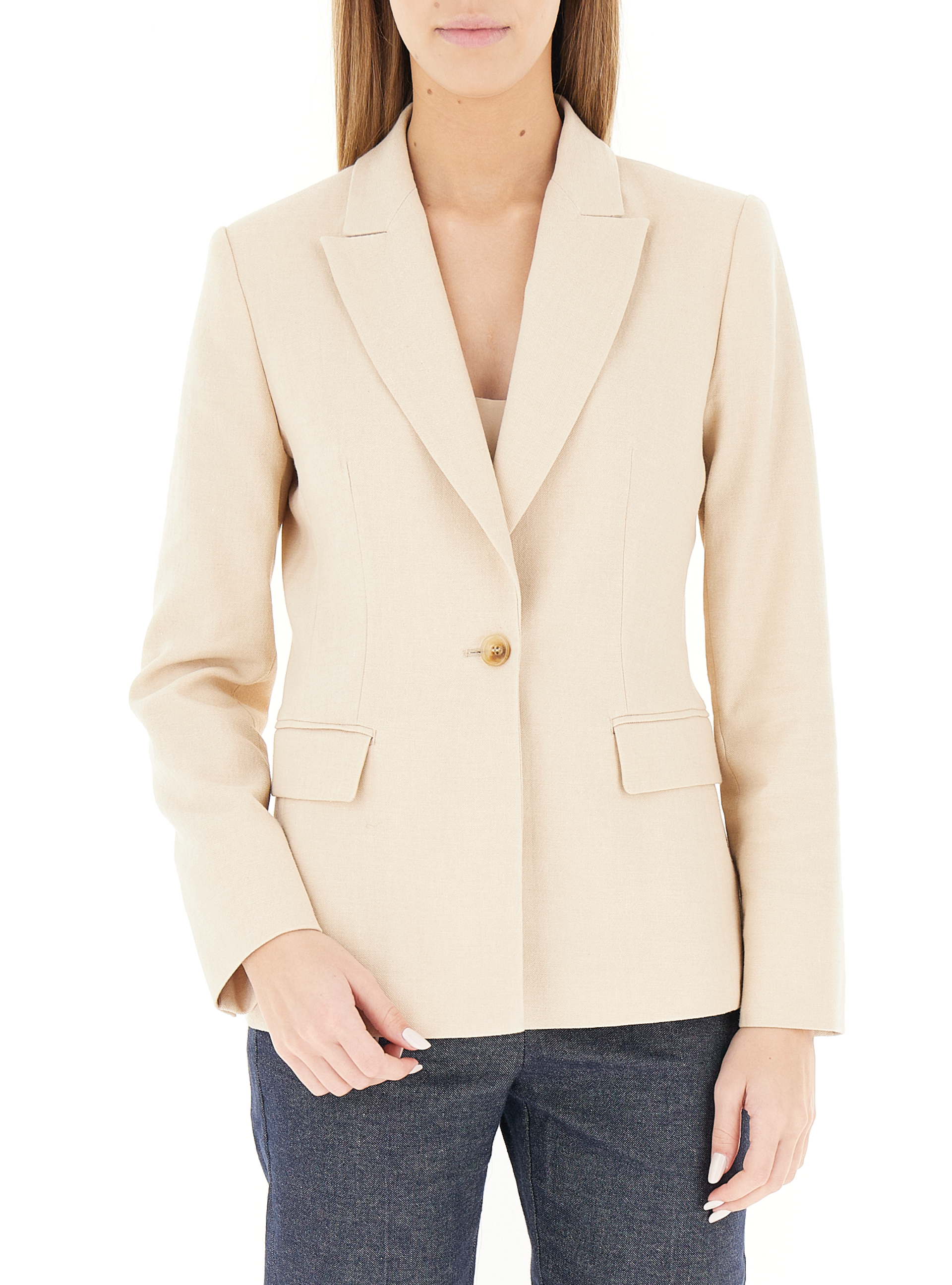 PENNYBLACK Blazer misto lino BEIGE