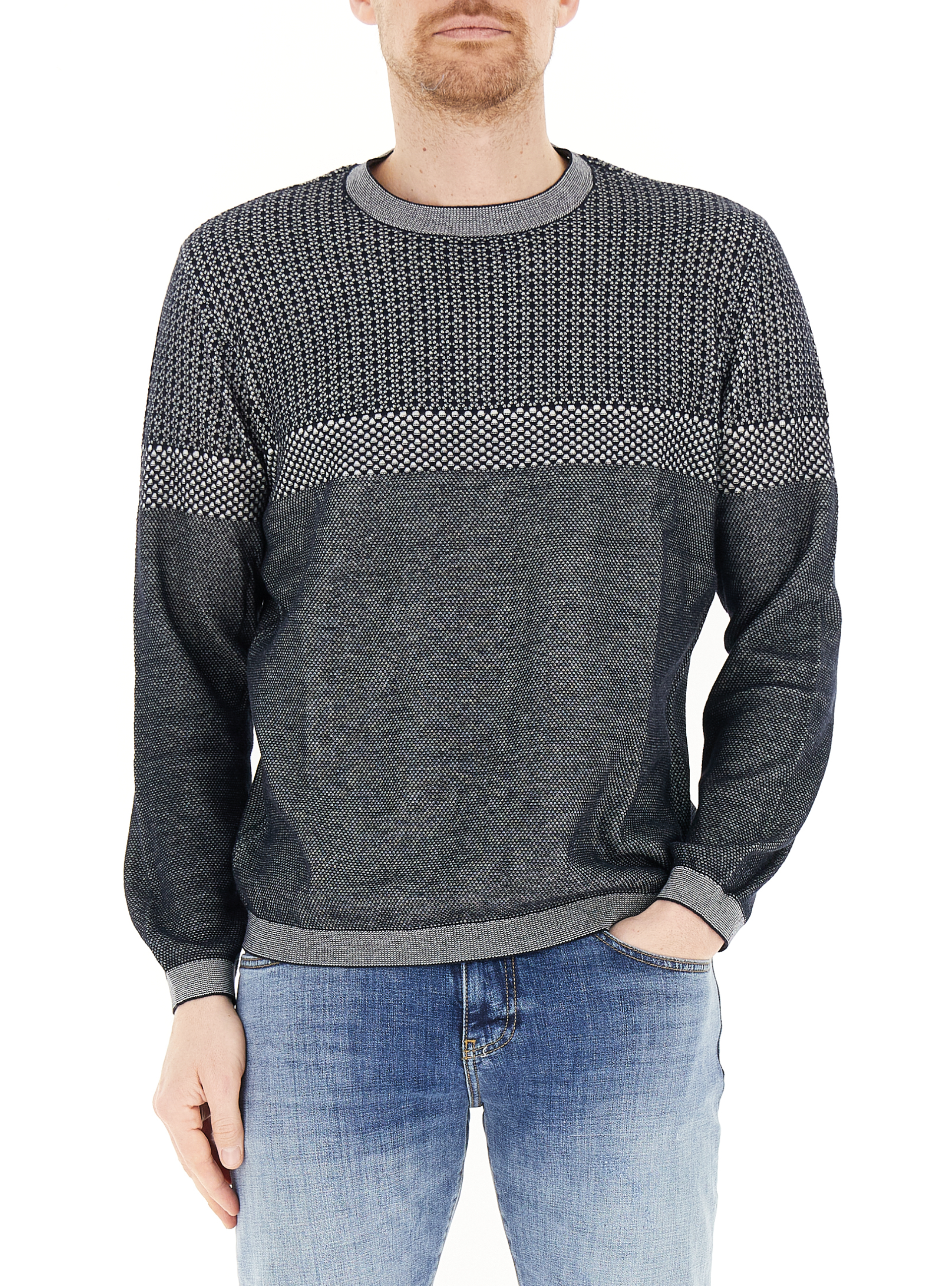 Maglione girocollo BLU NOTTE