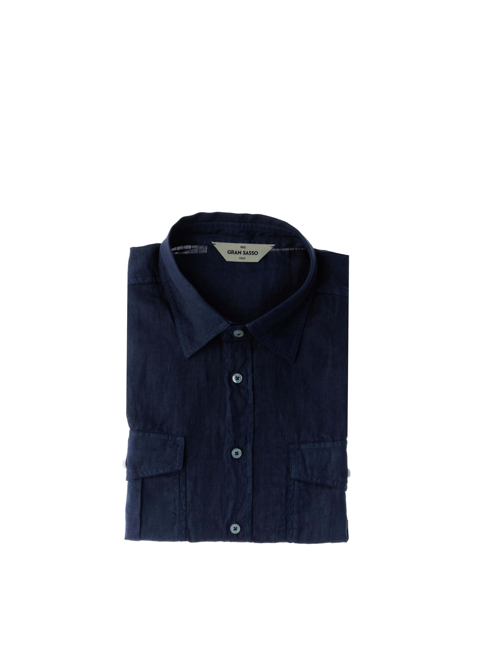 Camicia in lino BLU NAVY 50