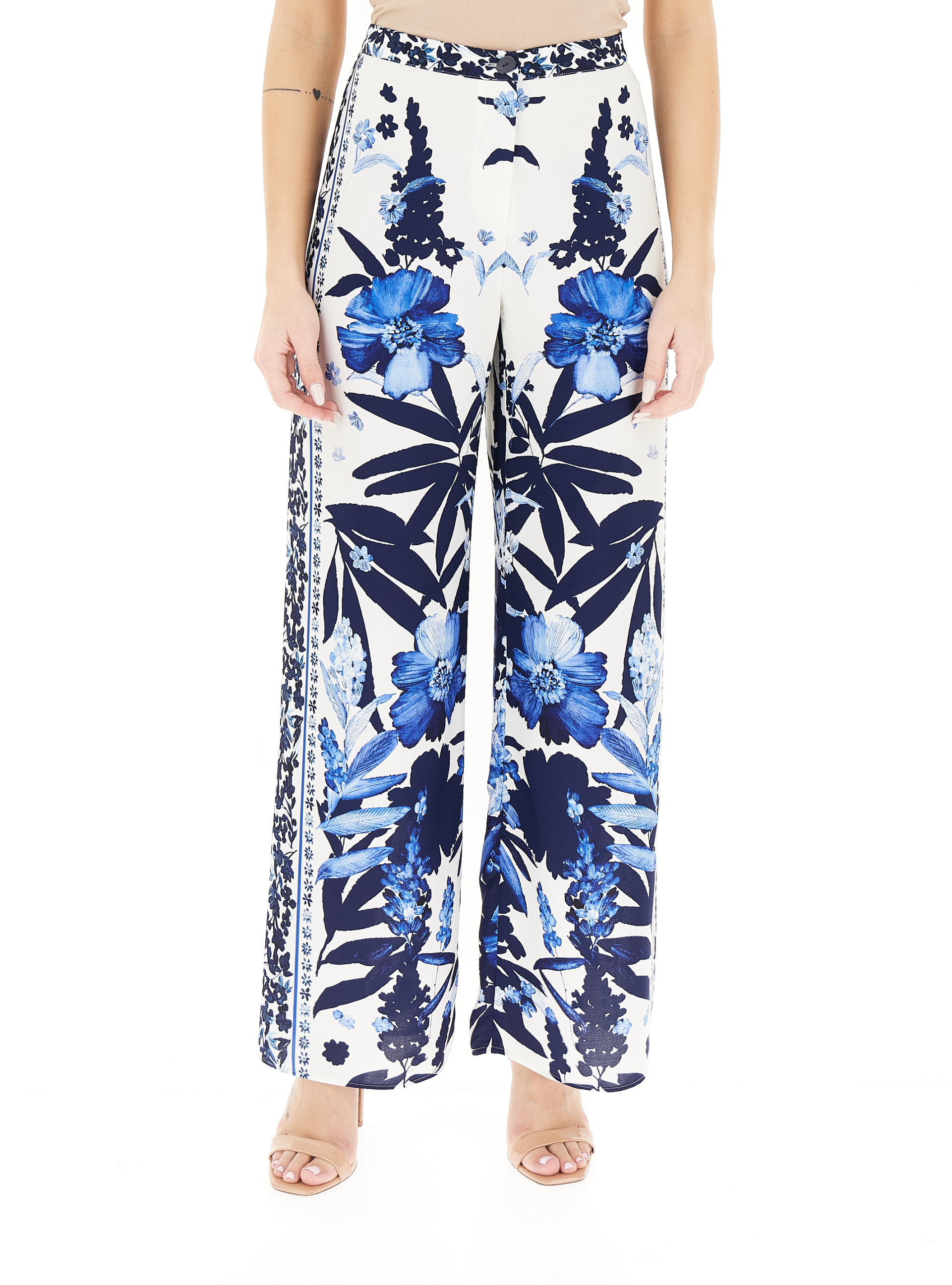Pantalone a palazzo BLU NAVY
