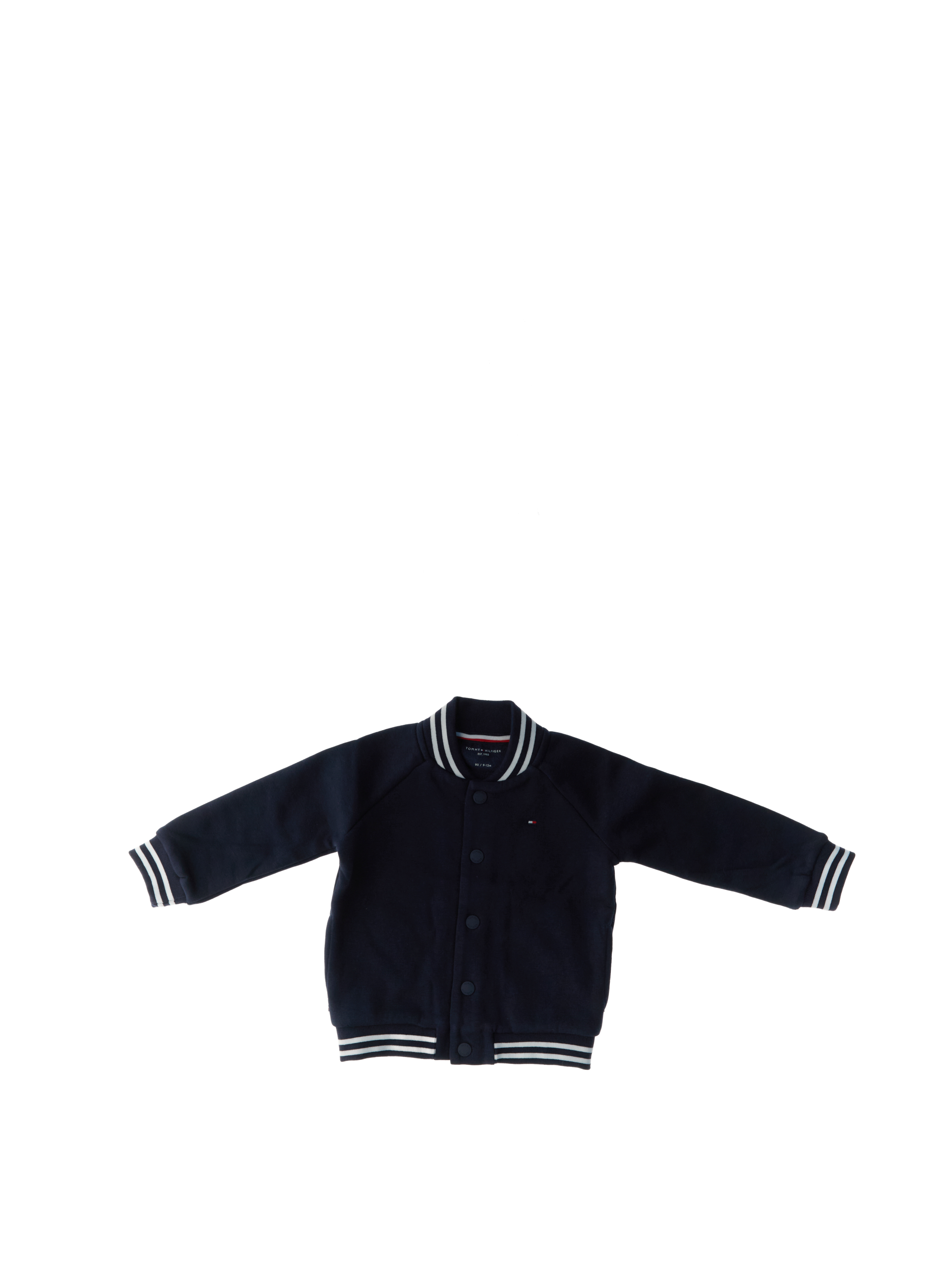 Bomber in felpa BLU NAVY 80