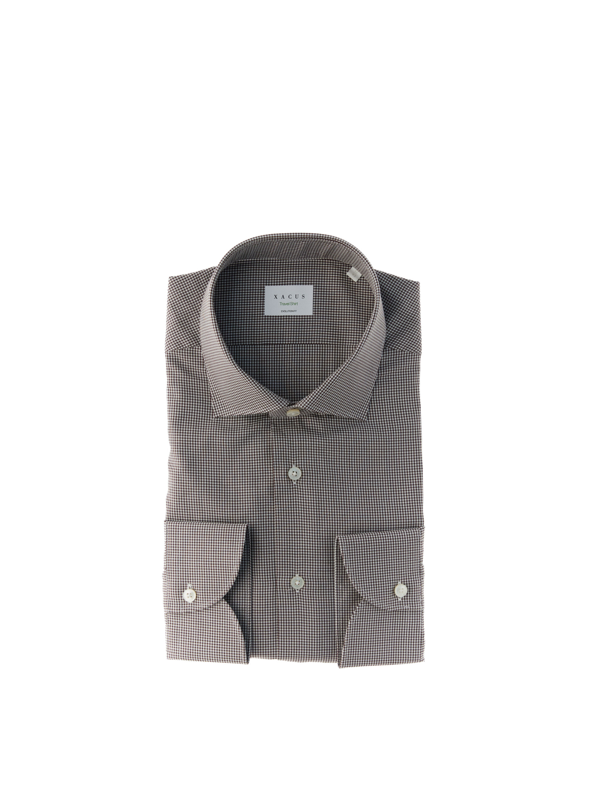 Camicia evolution fit MARRONE