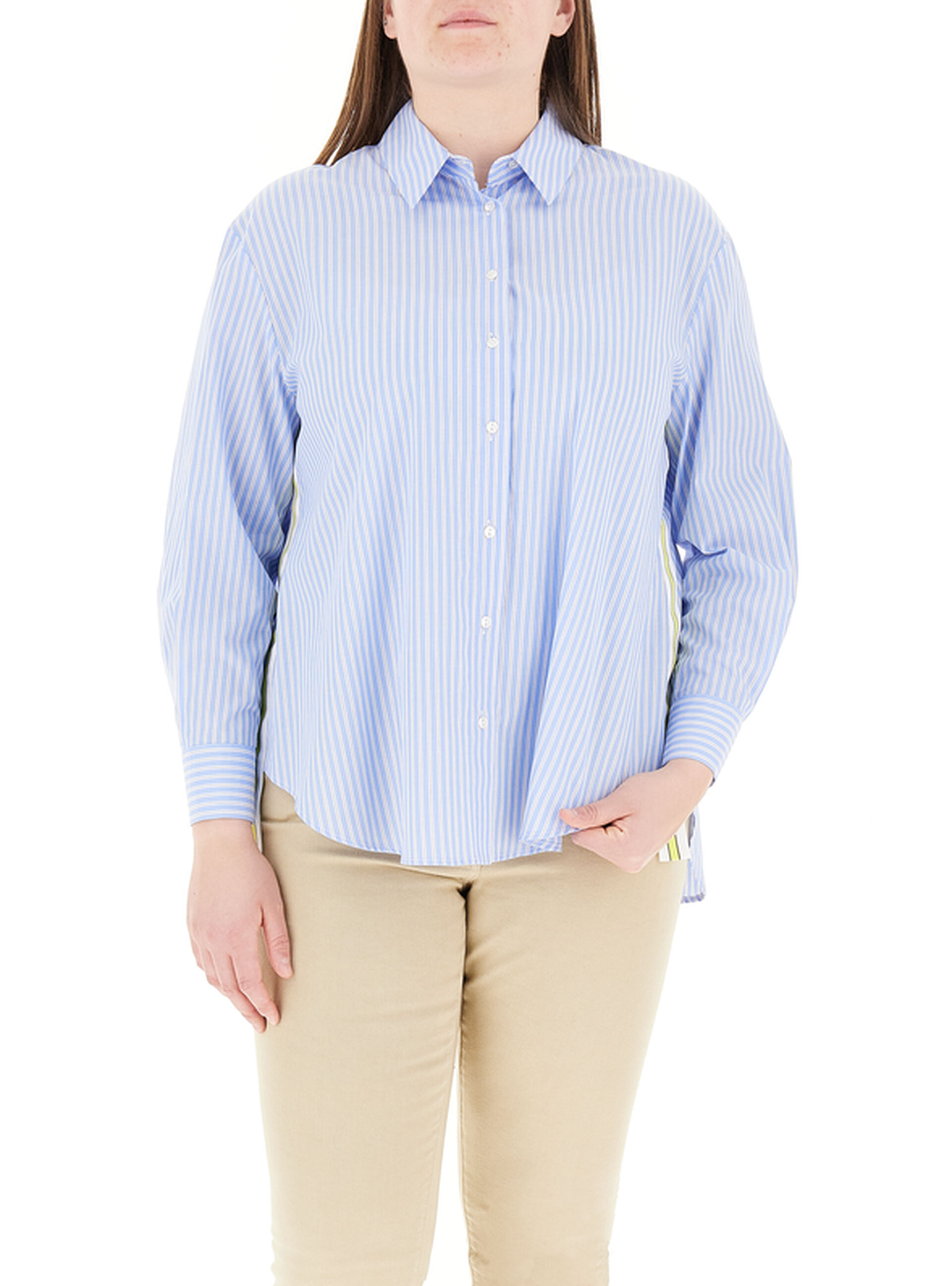 Camicia in cotone AZZURRO