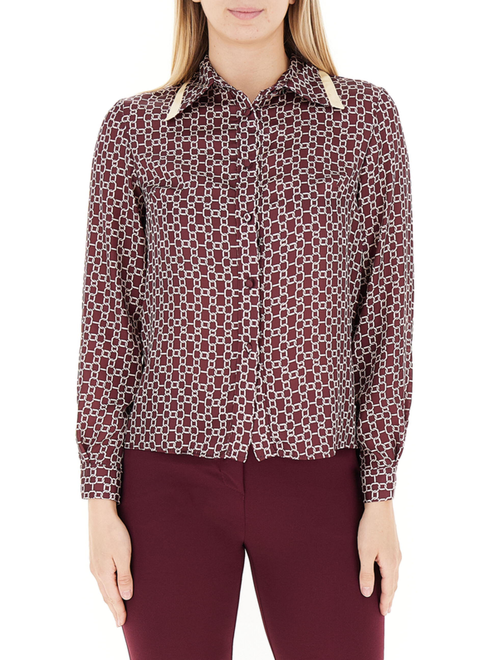 Camicia maniche lunghe BORDEAUX L