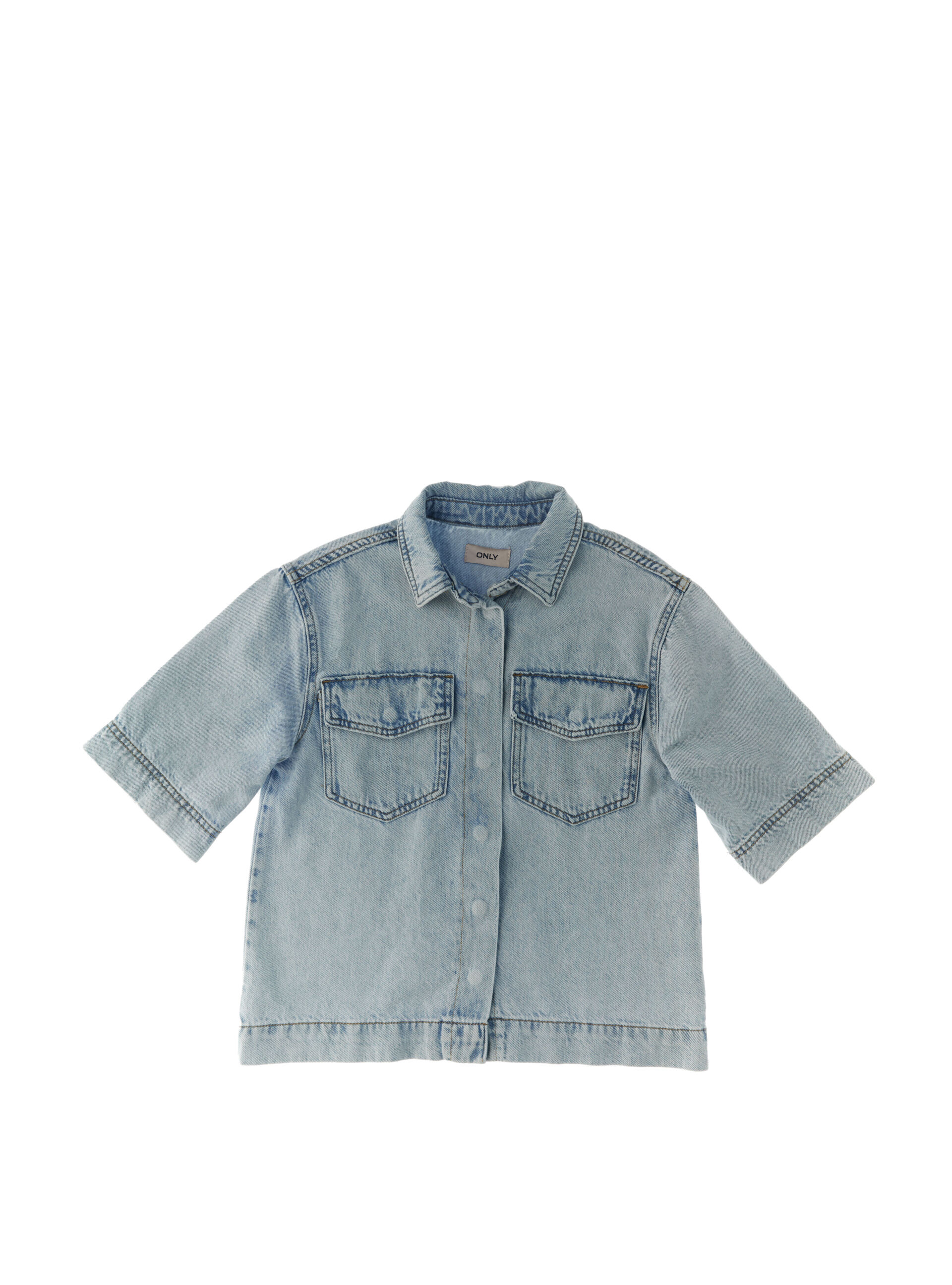 Only Camicia in jeans BLU CHIARO