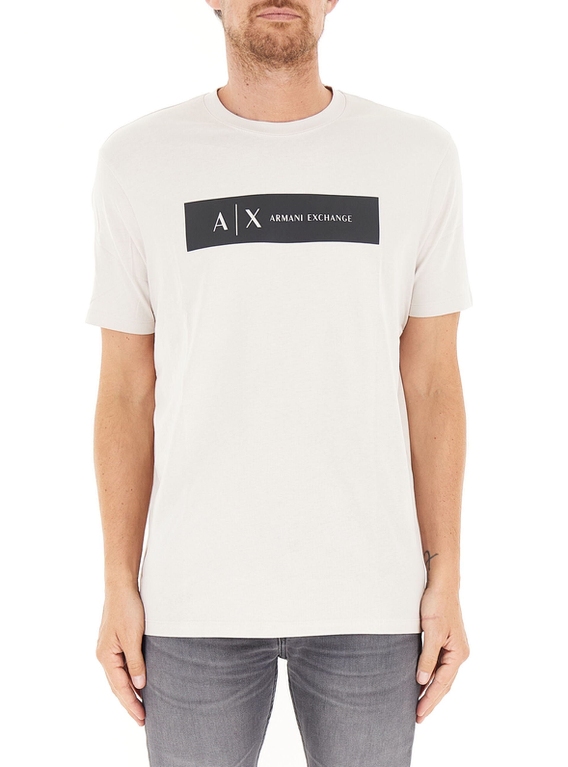 T-shirt girocollo AVORIO XL