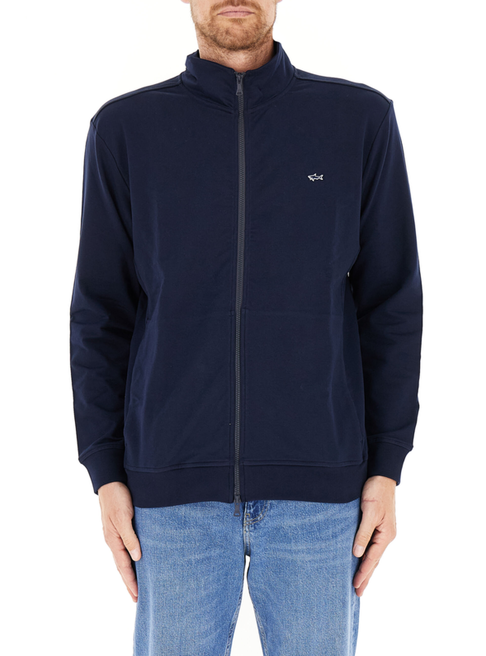 Felpa in cotone BLU NAVY XL