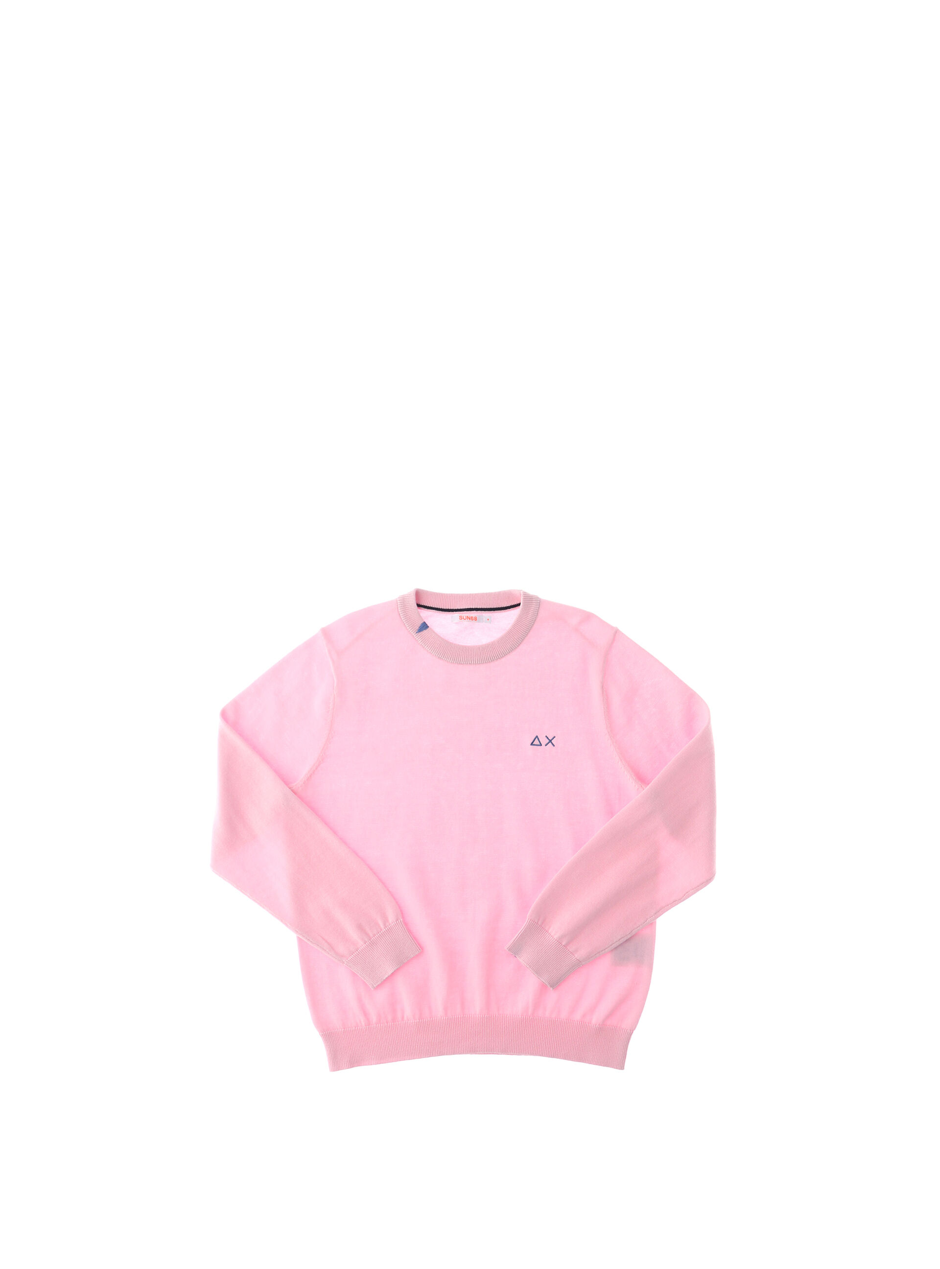 SUN68 Maglione in cotone ROSA