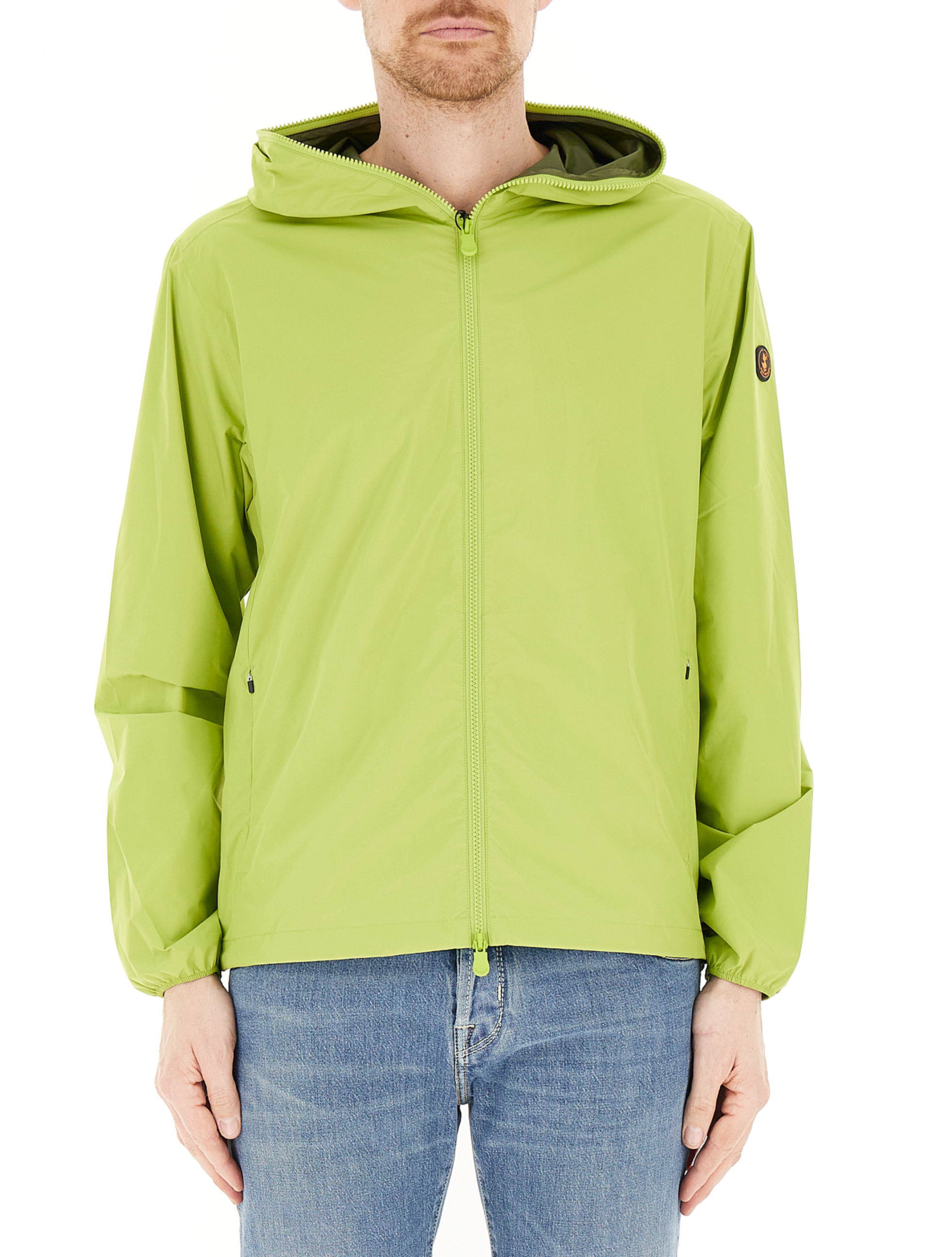 Giacca con cappuccio VERDE LIME
