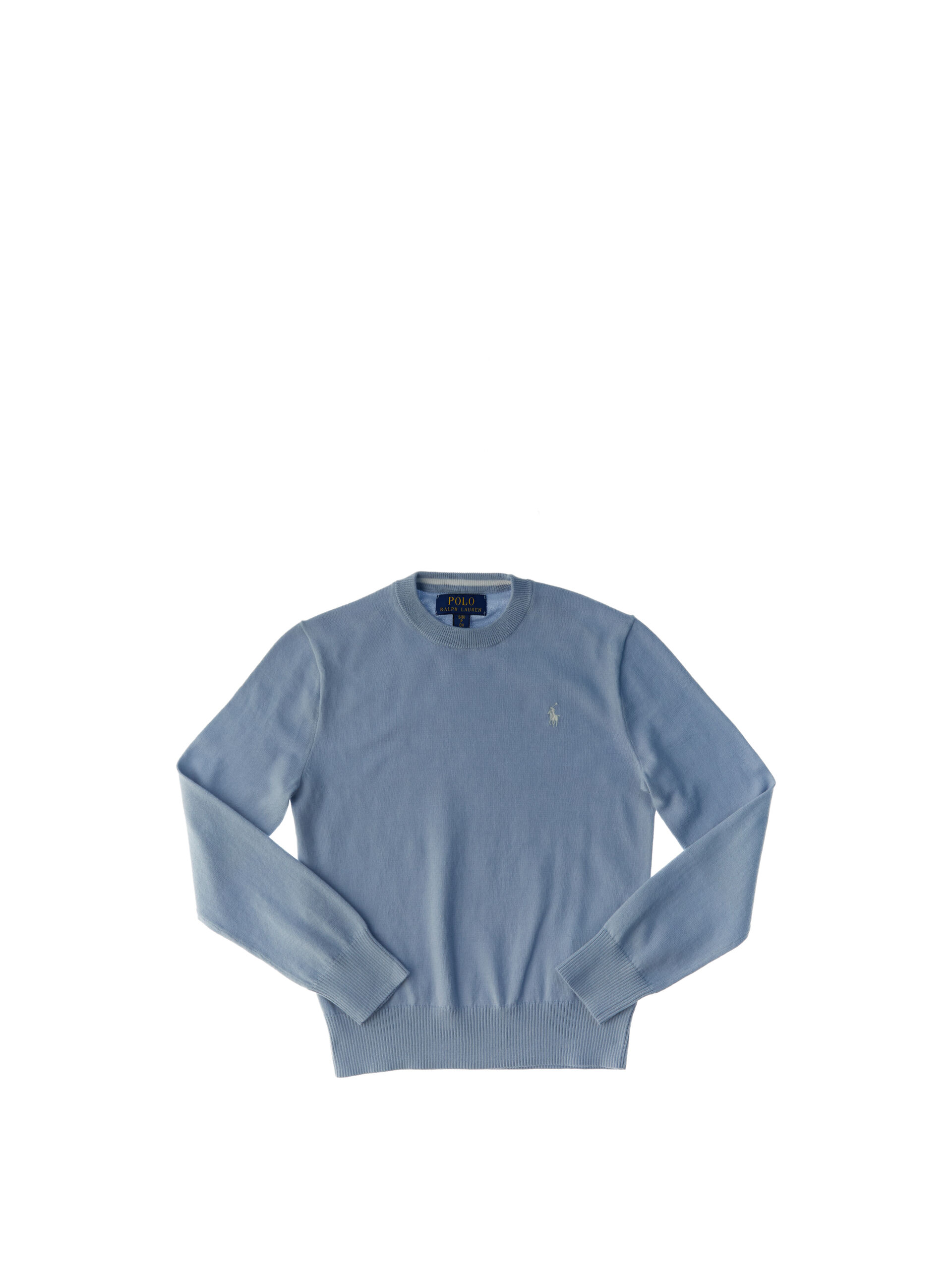 Maglione in cotone POLO BOYS CELESTE XL