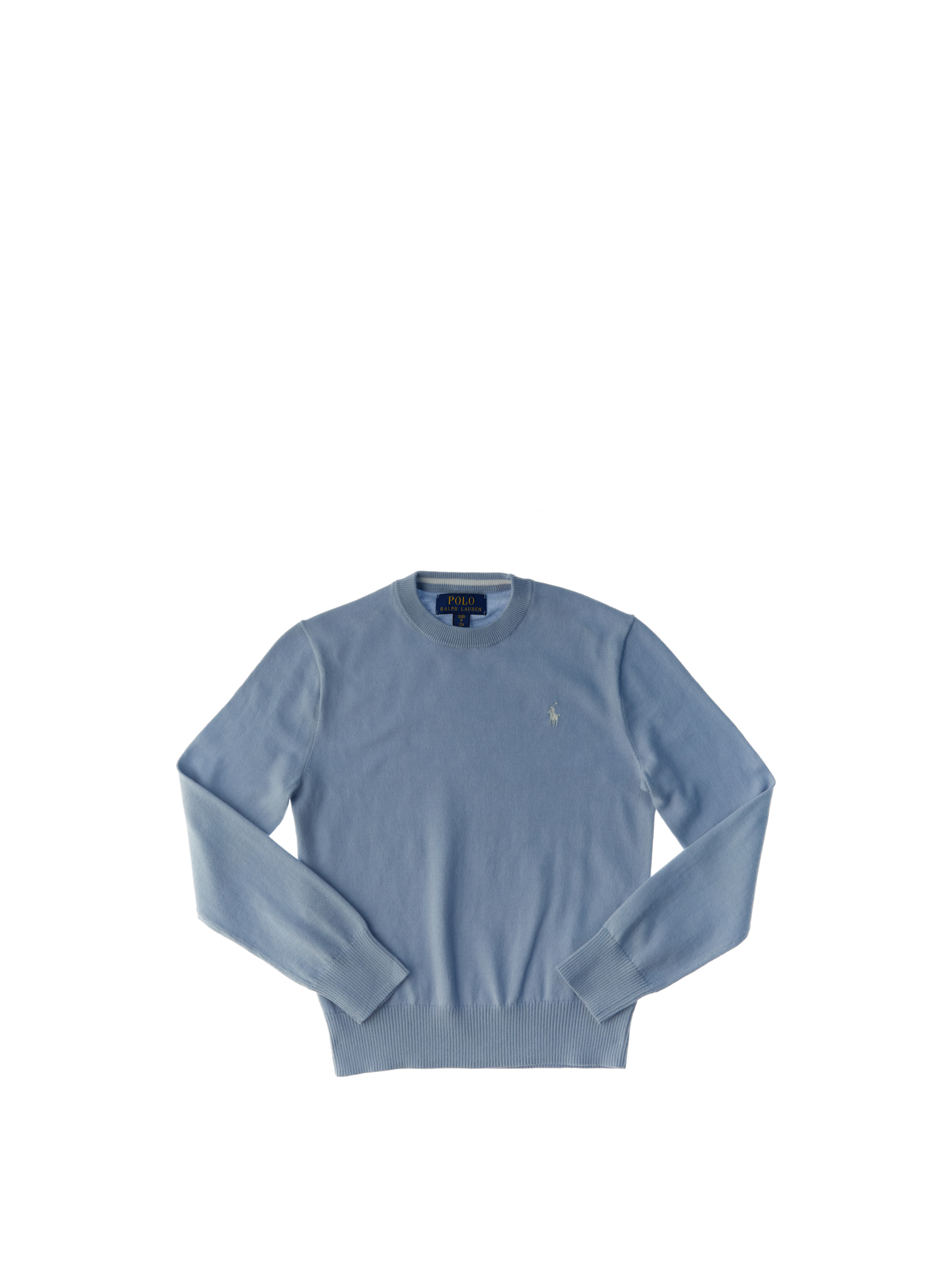 Maglione in cotone POLO BOYS CELESTE XL