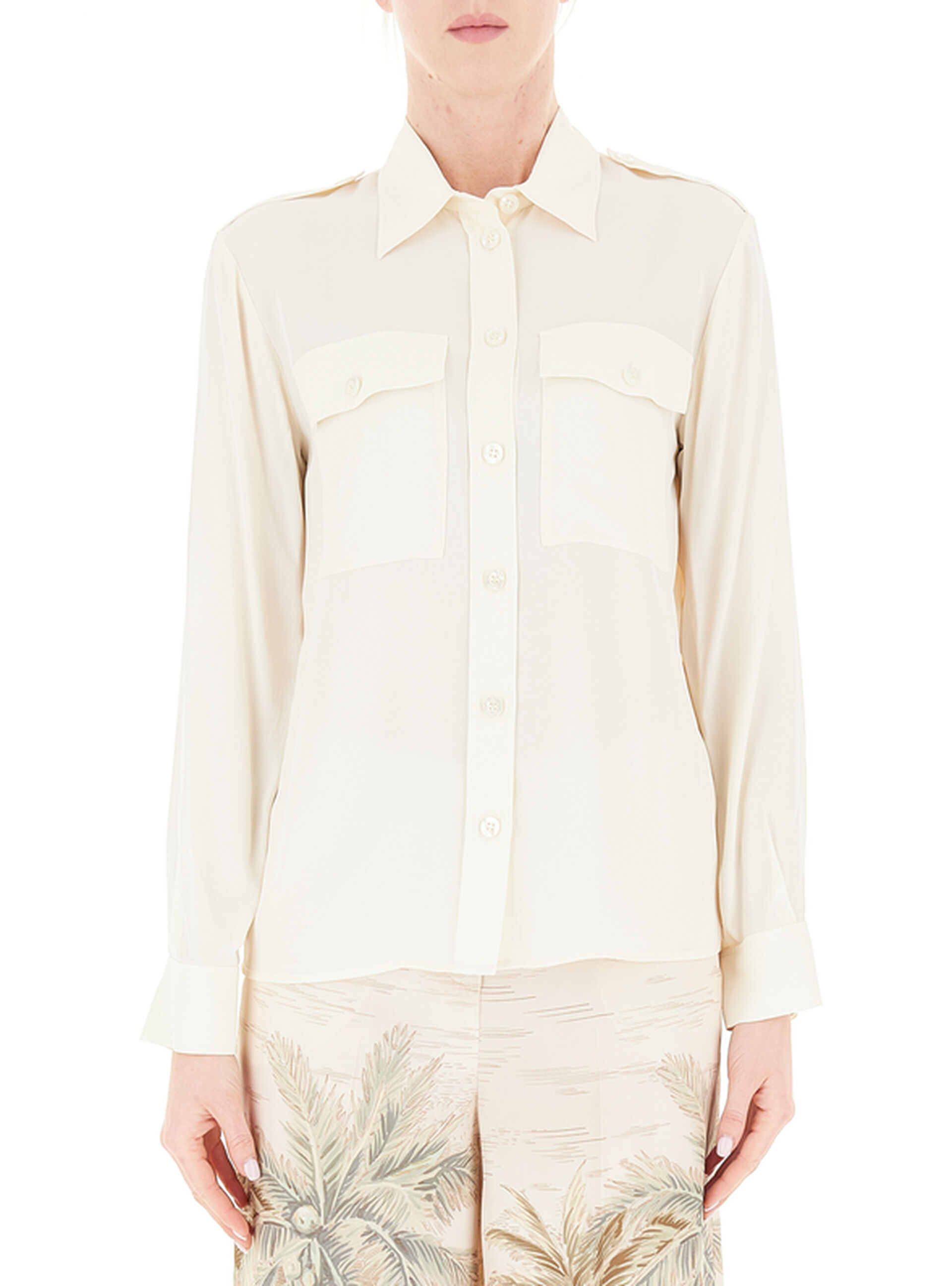 Camicia maniche lunghe AVORIO