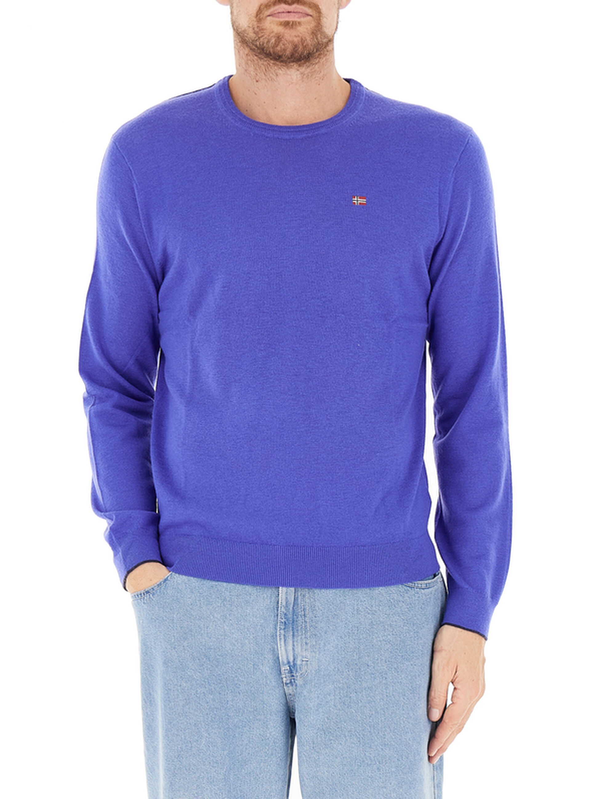 Maglione in lana BLU ELETTRICO M
