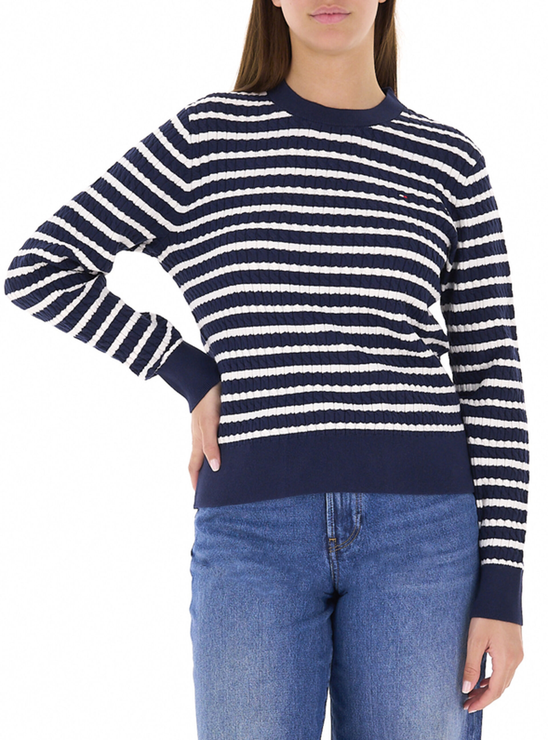 Maglione a trecce BLU NAVY S