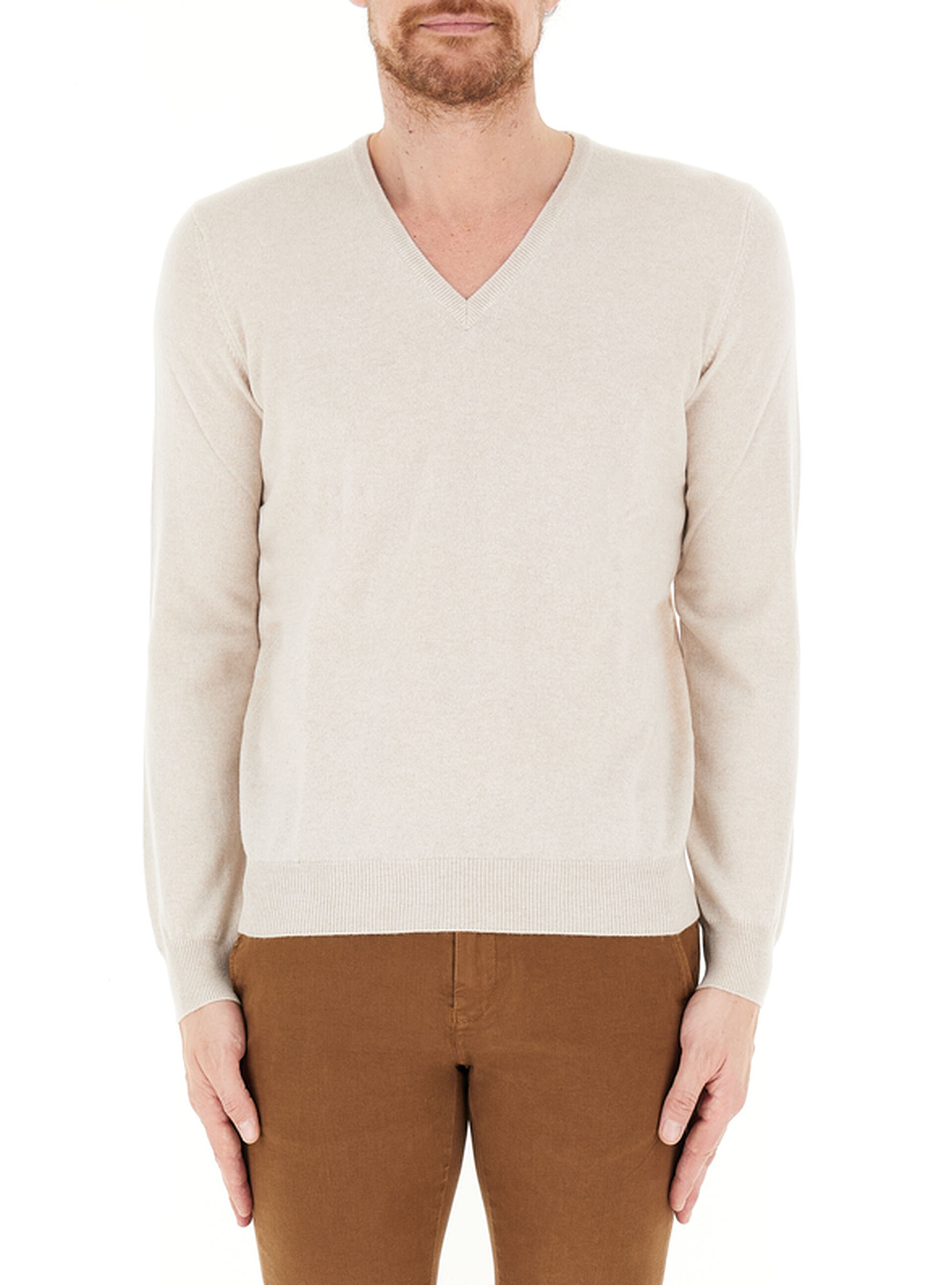 Maglione in cashmere AVORIO 52