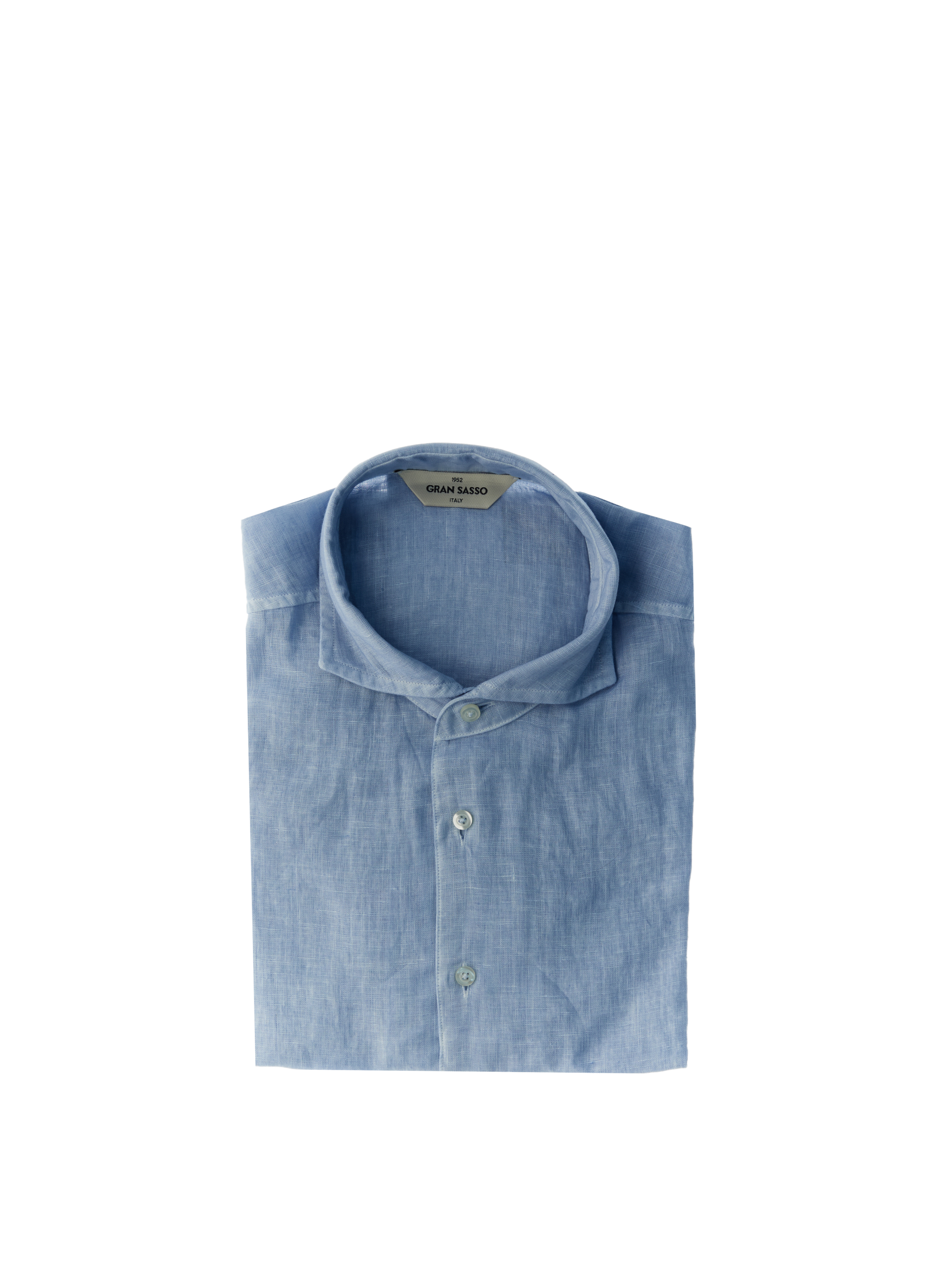 Camicia in lino AZZURRO POLVERE