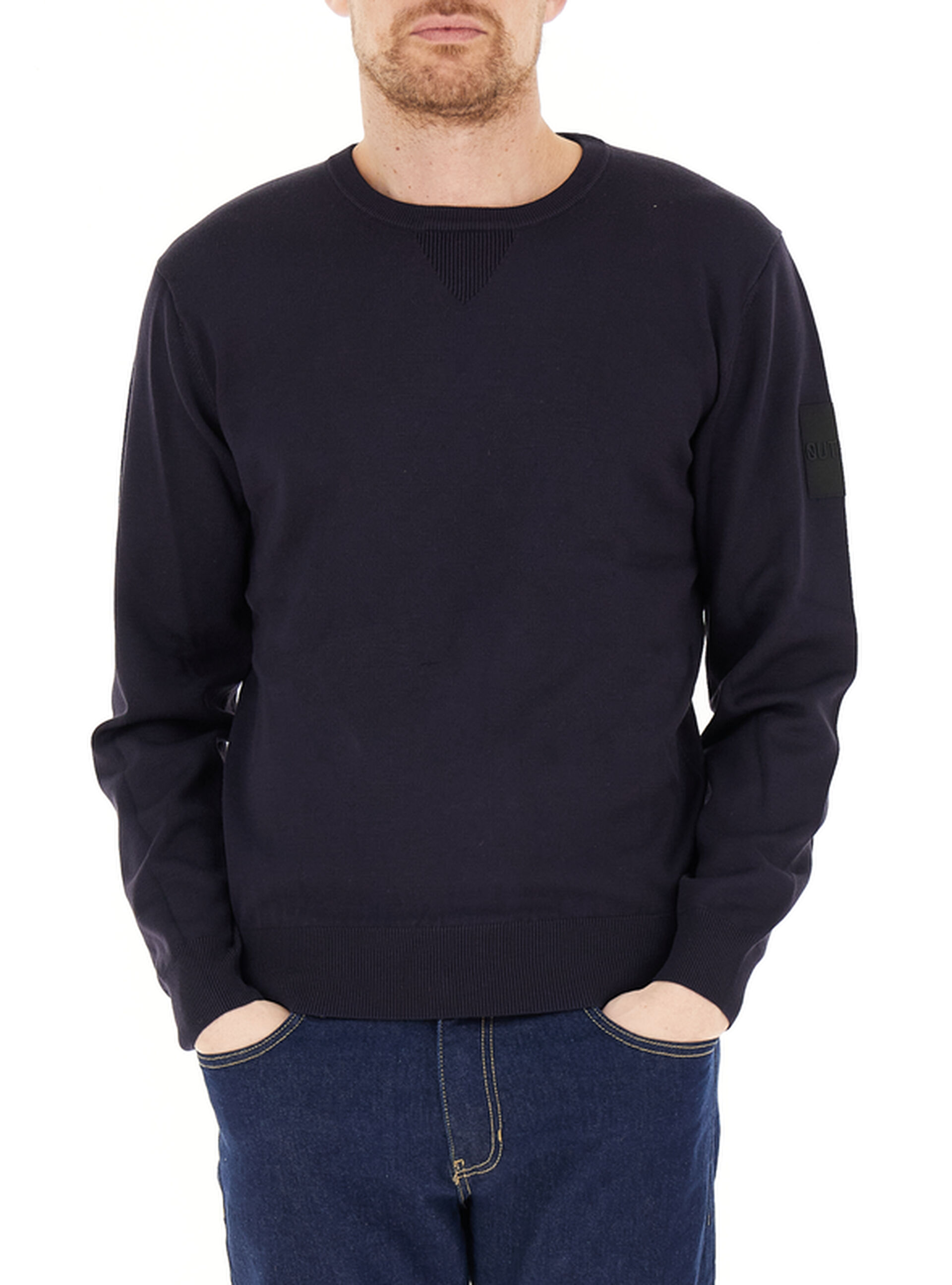 Maglione girocollo BLU SCURO XXL