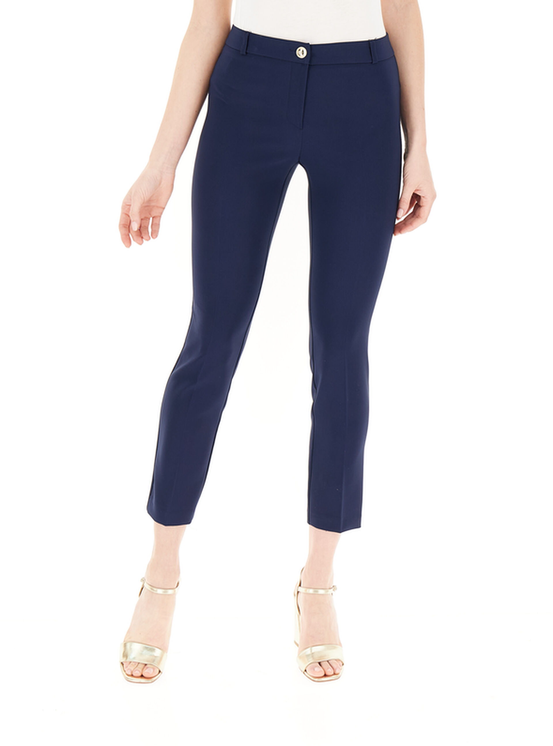 Pantalone a sigaretta BLU SCURO