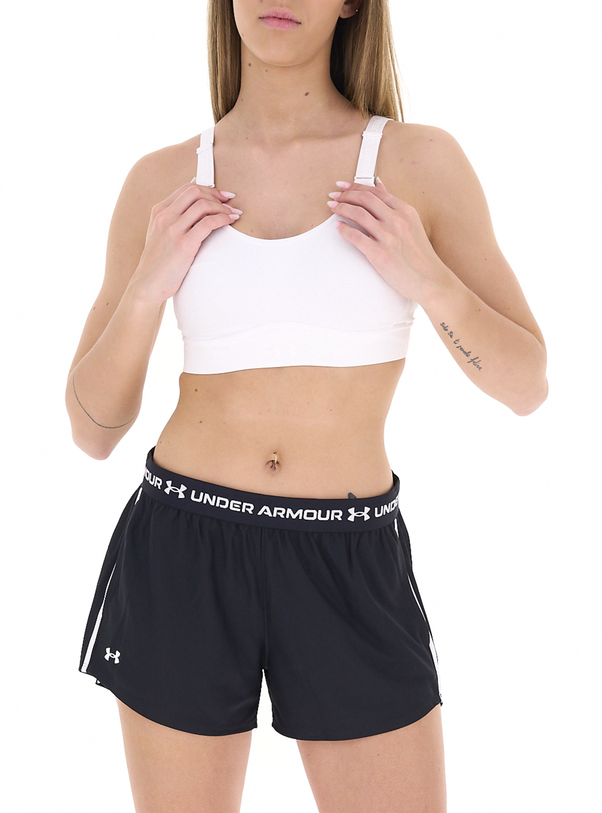 Under Armour Top sportivo BIANCO