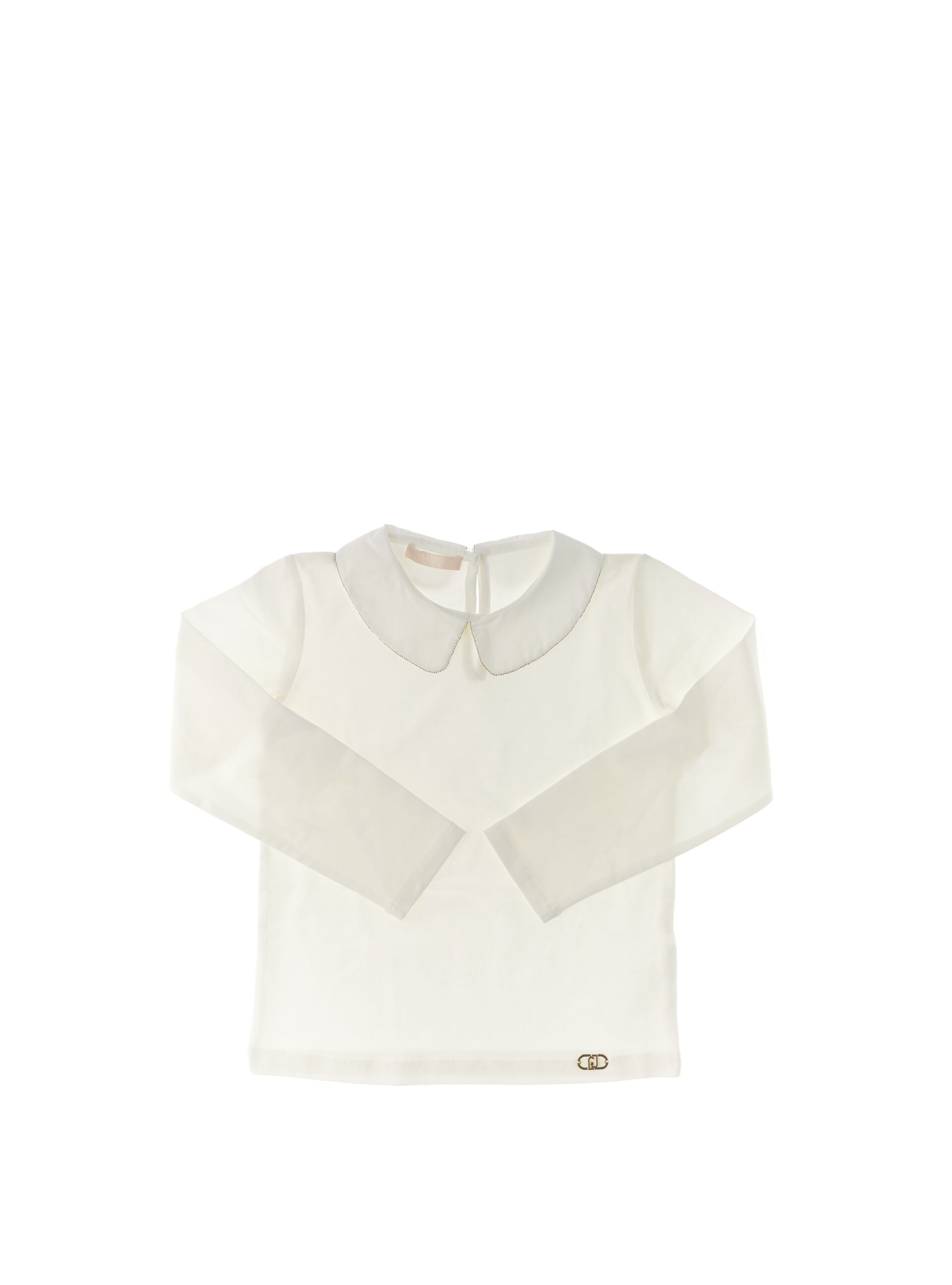 T-shirt con colletto BABY PANNA 6A