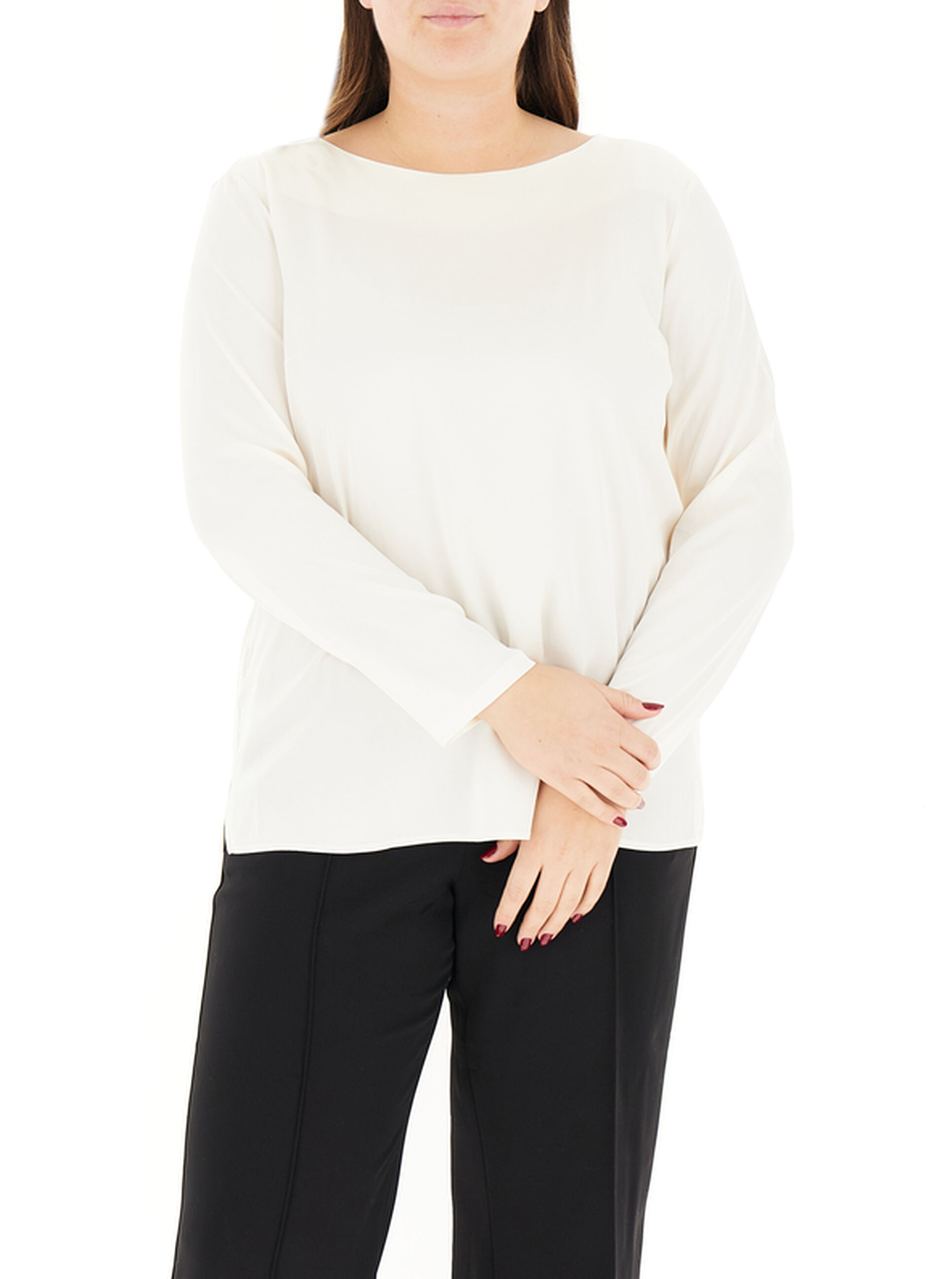Blusa in viscosa COLLECTION AVORIO 54