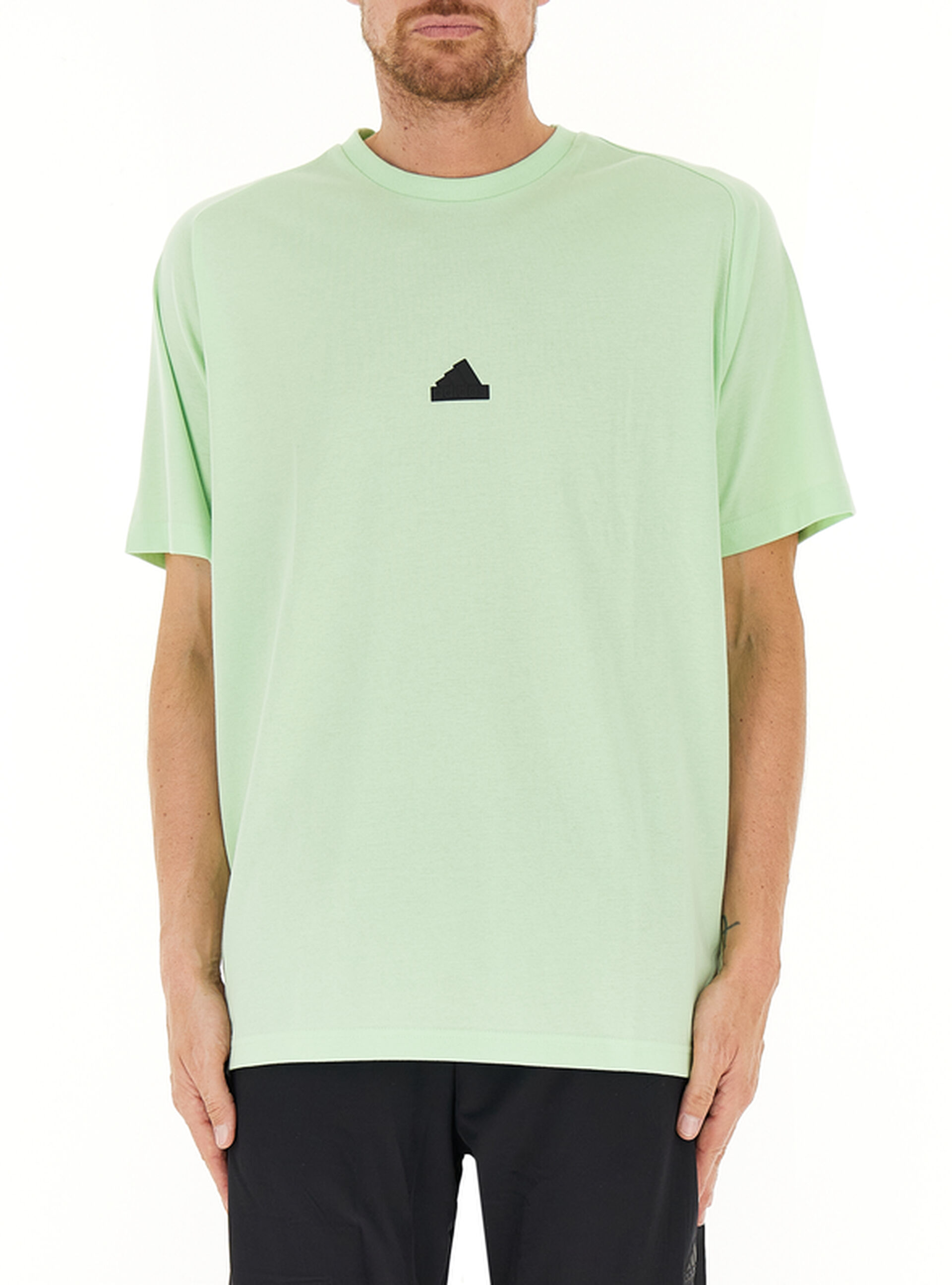 Adidas T-shirt girocollo VERDE