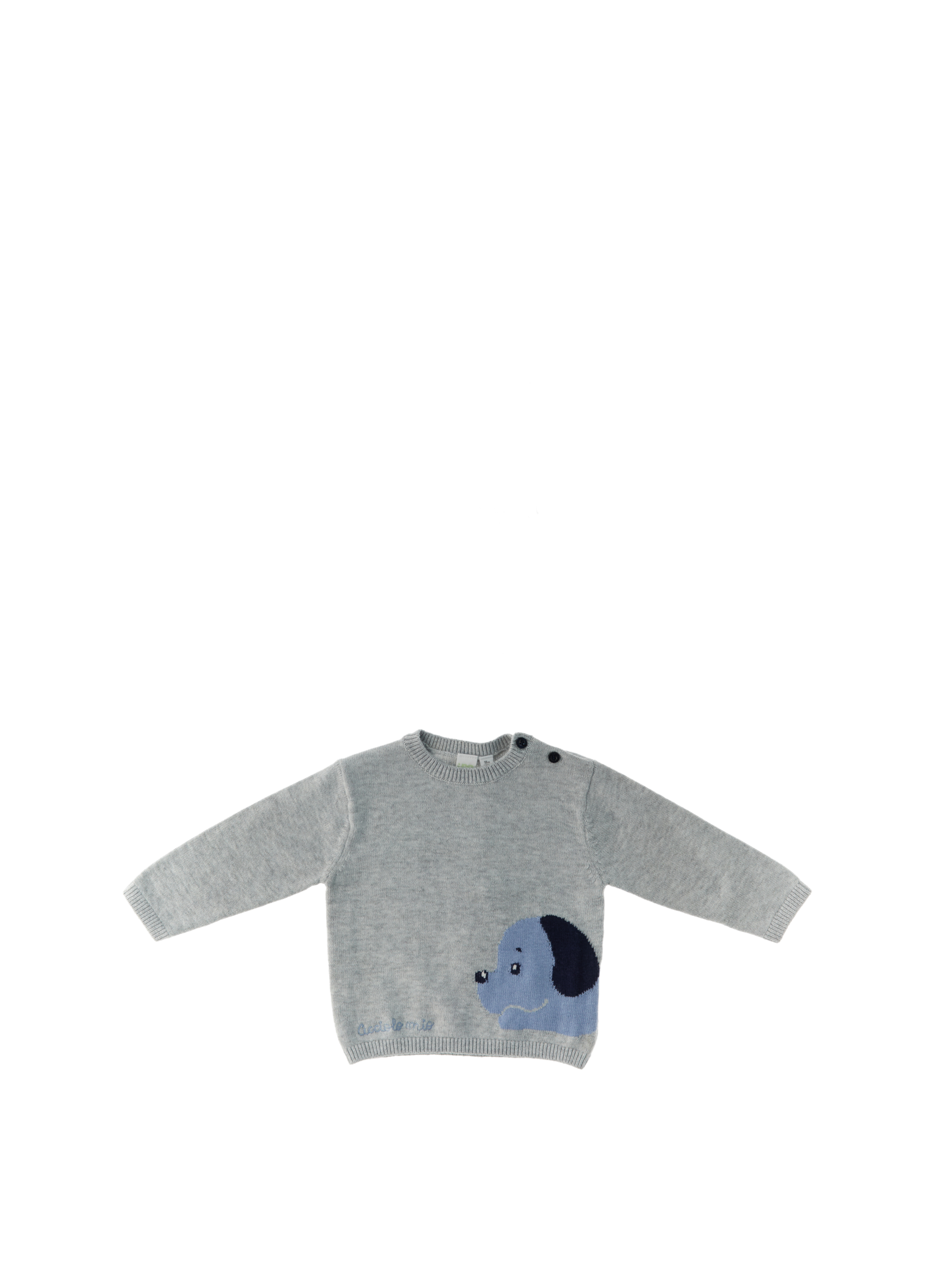 Maglione misto cotone NURSERY GRIGIO