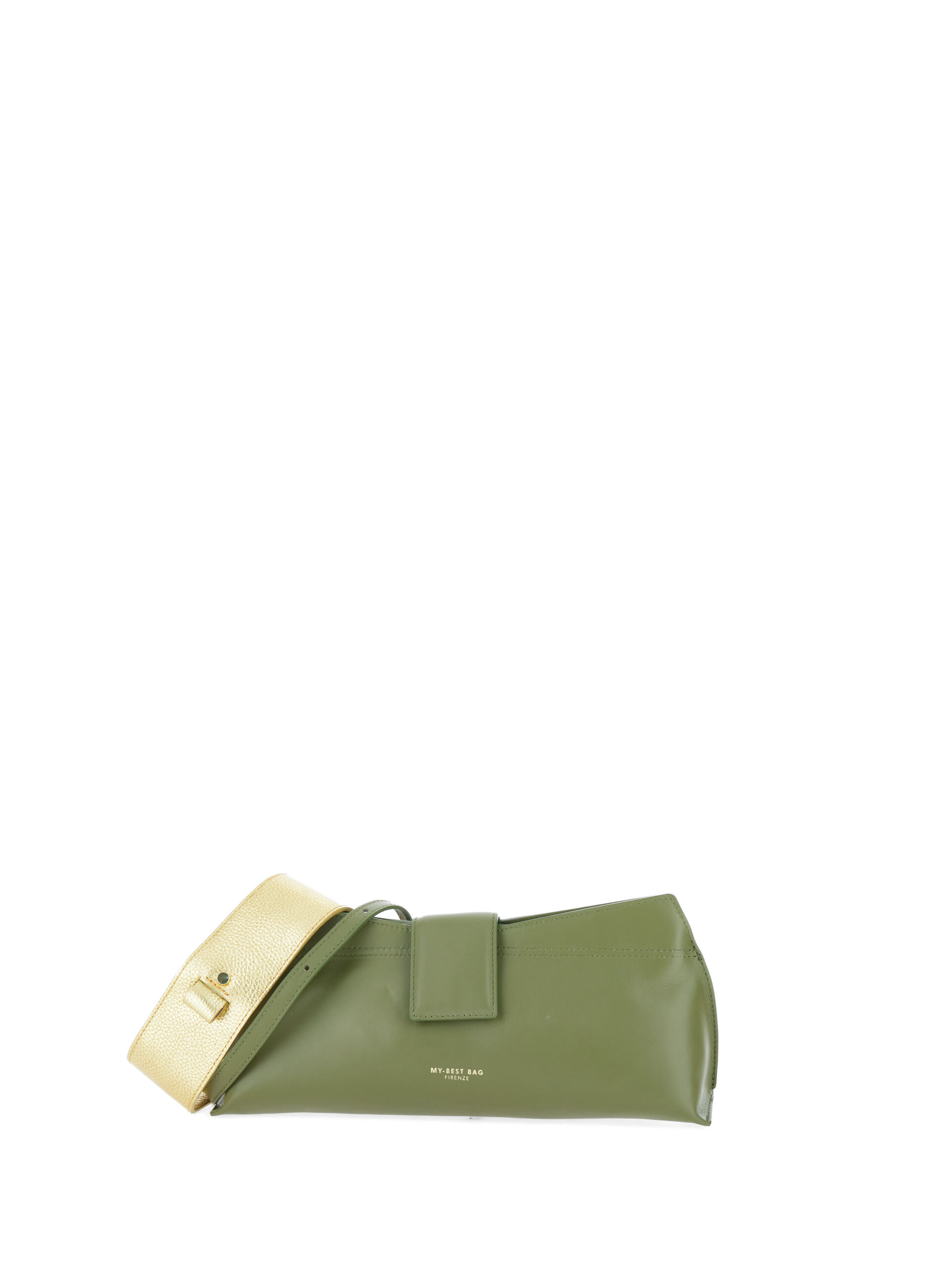Borsa in pelle VERDE MILITARE U