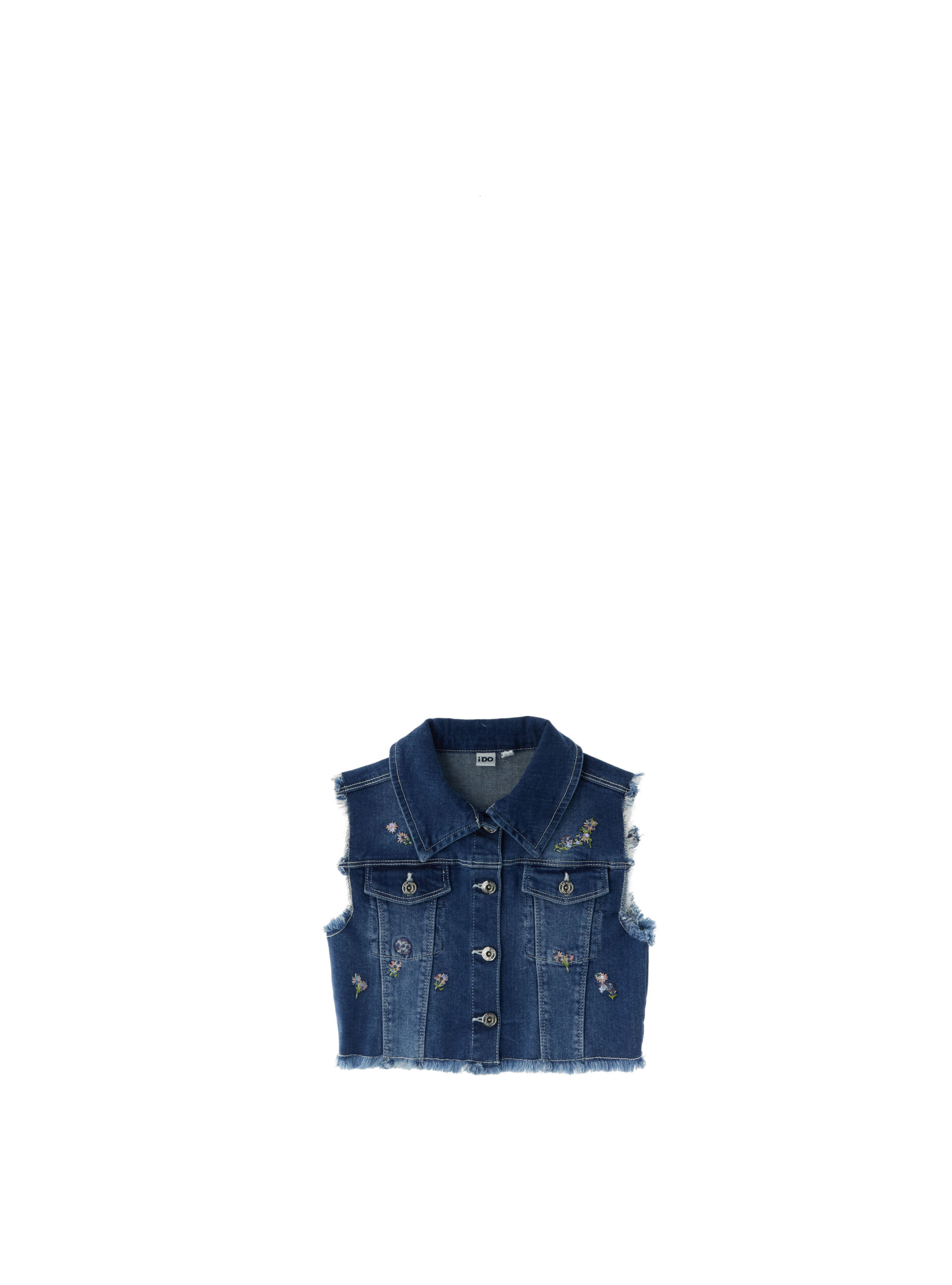IDO Gilet in jeans BLU