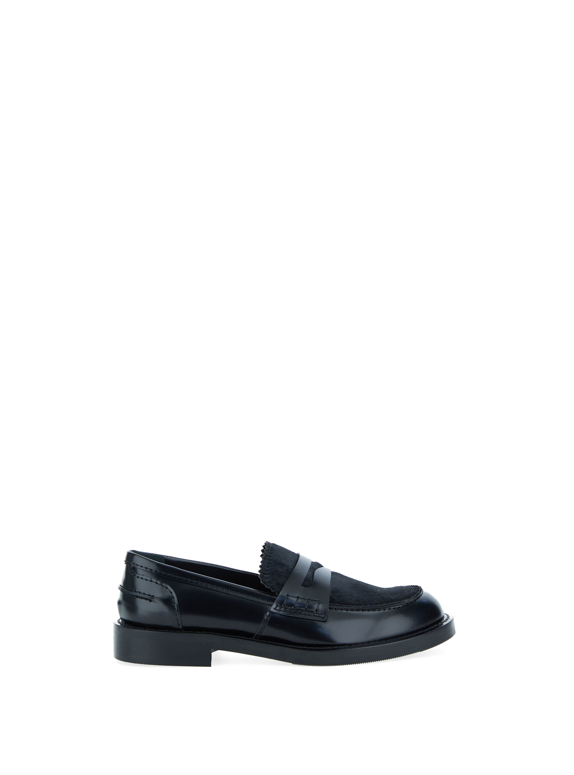 Mocassini in pelle NERO