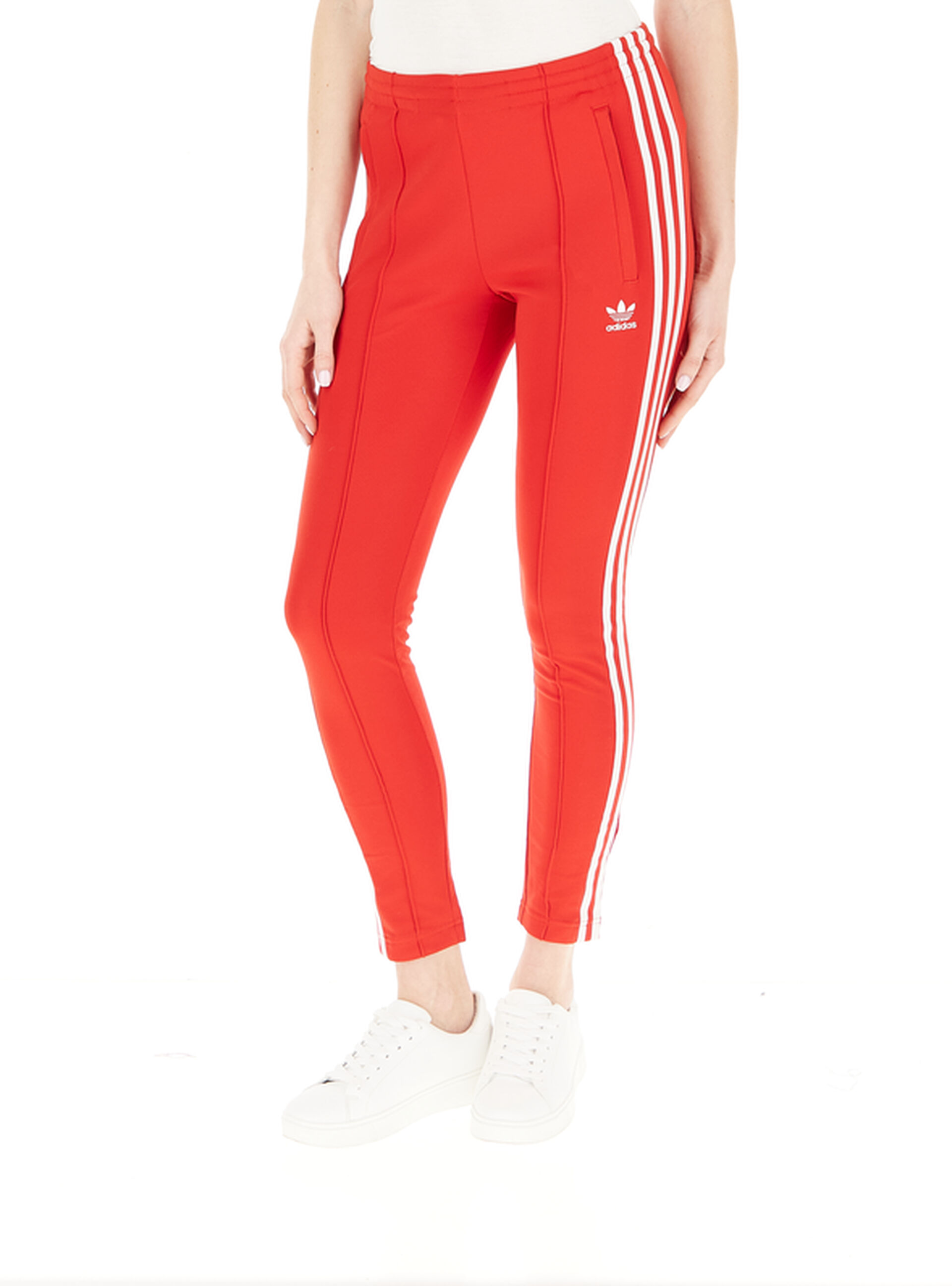 Pantalone in acetato ROSSO L
