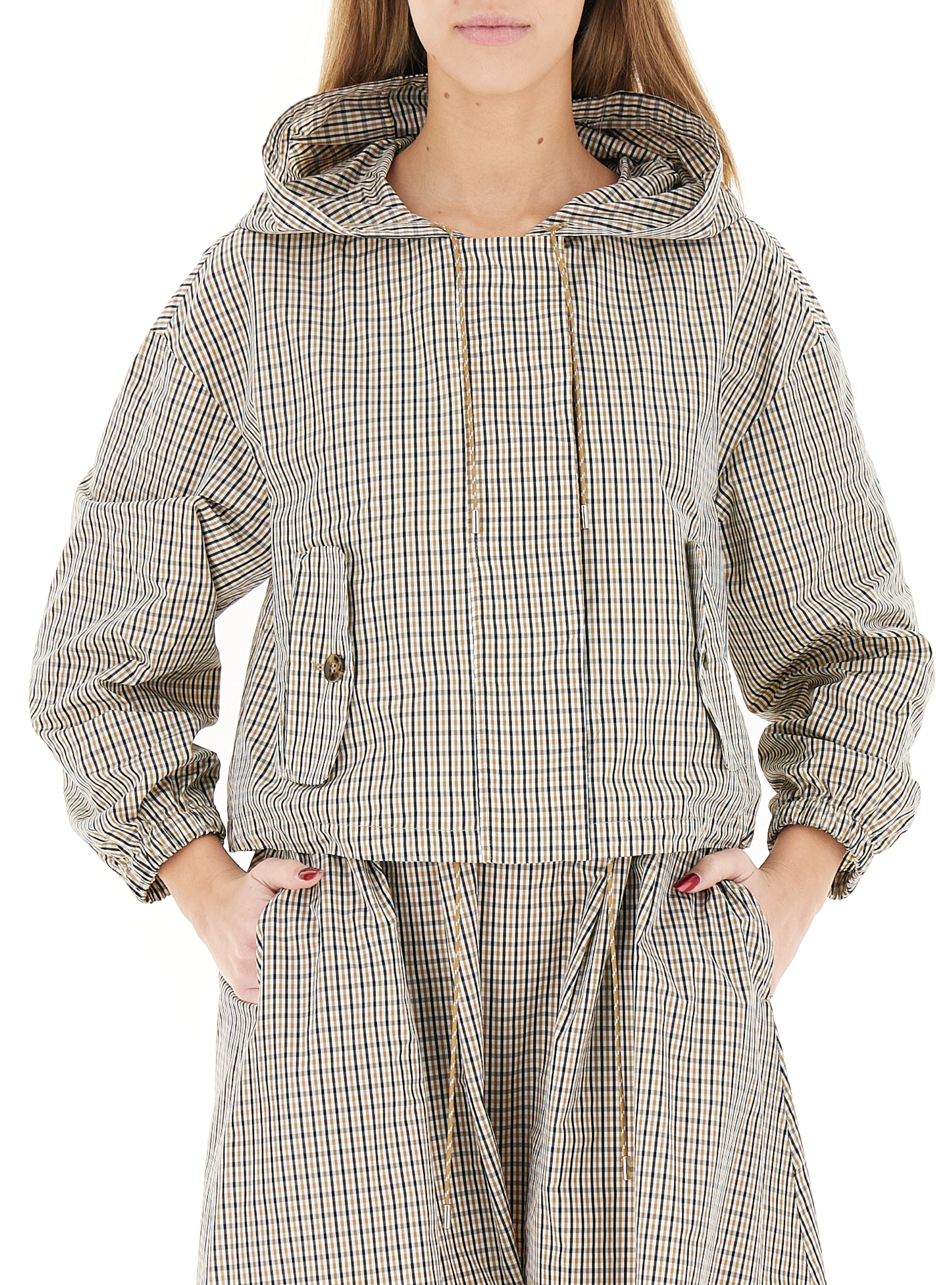 Bomber con cappuccio BEIGE 40