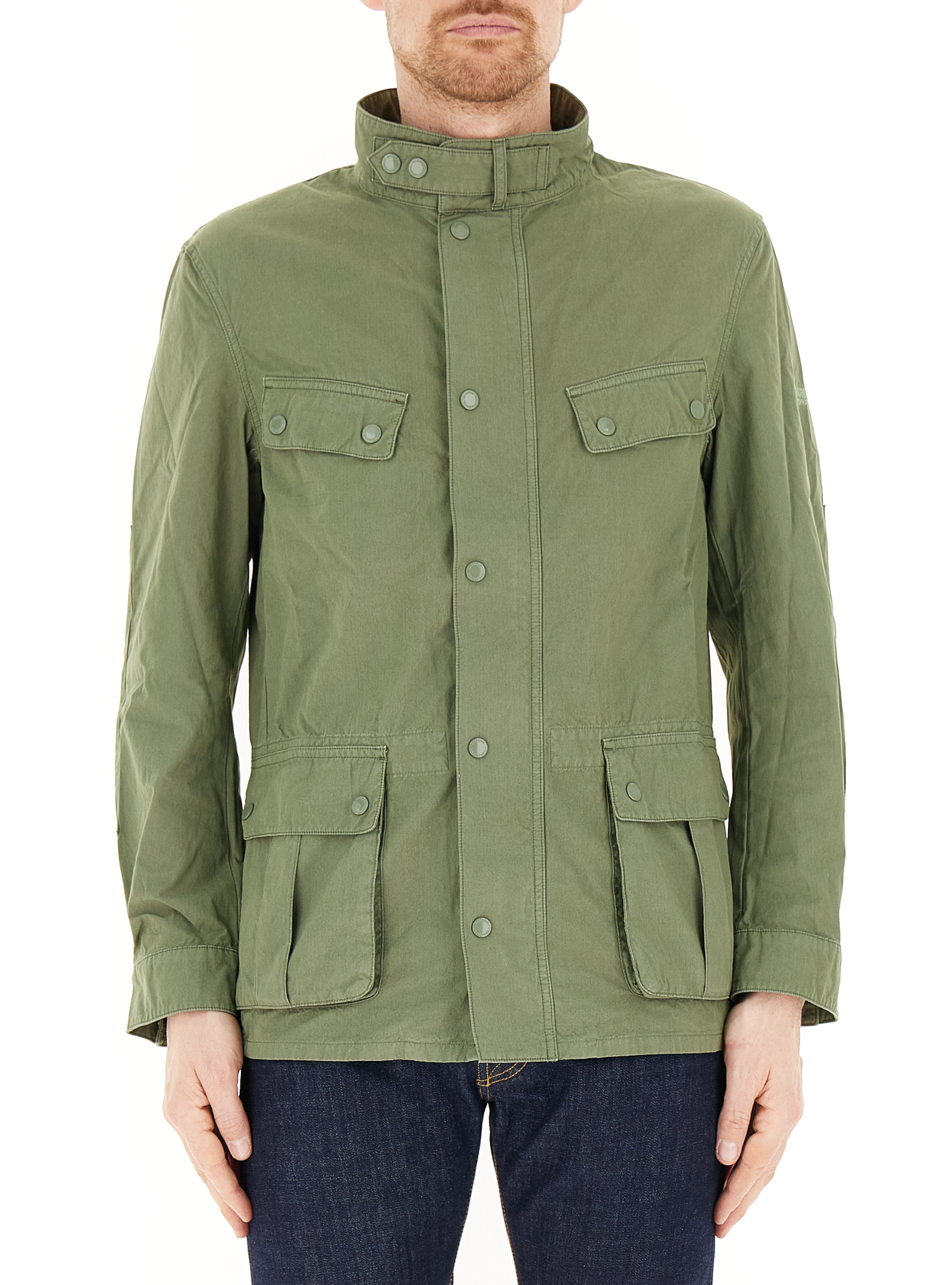 Giacca in cotone VERDE OLIVA