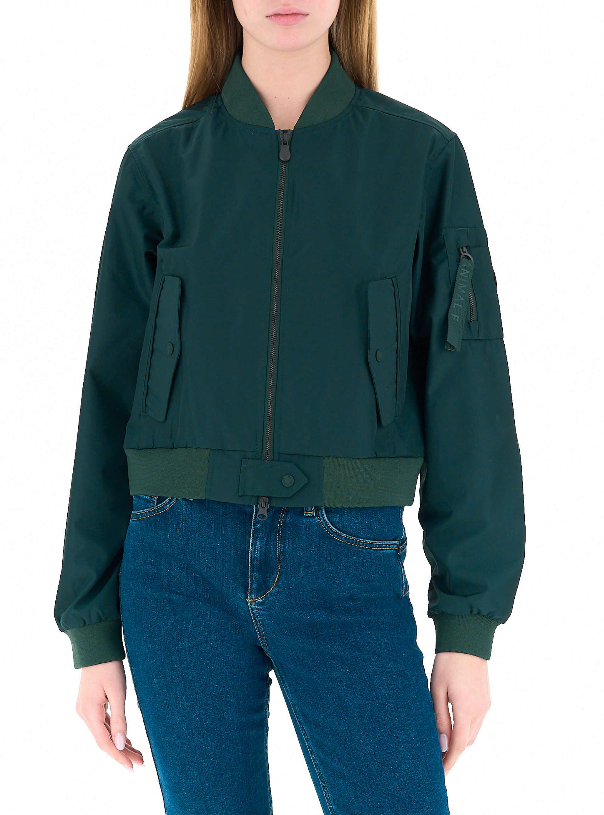 Bomber antivento VERDE BOTTIGLIA