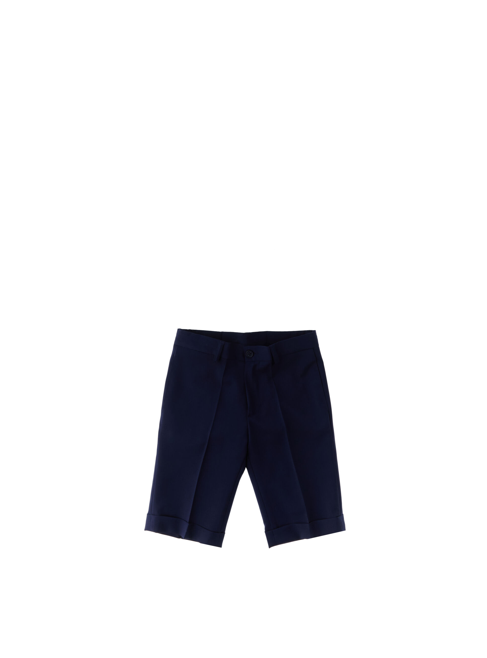Bermuda lana vergine BLU NAVY