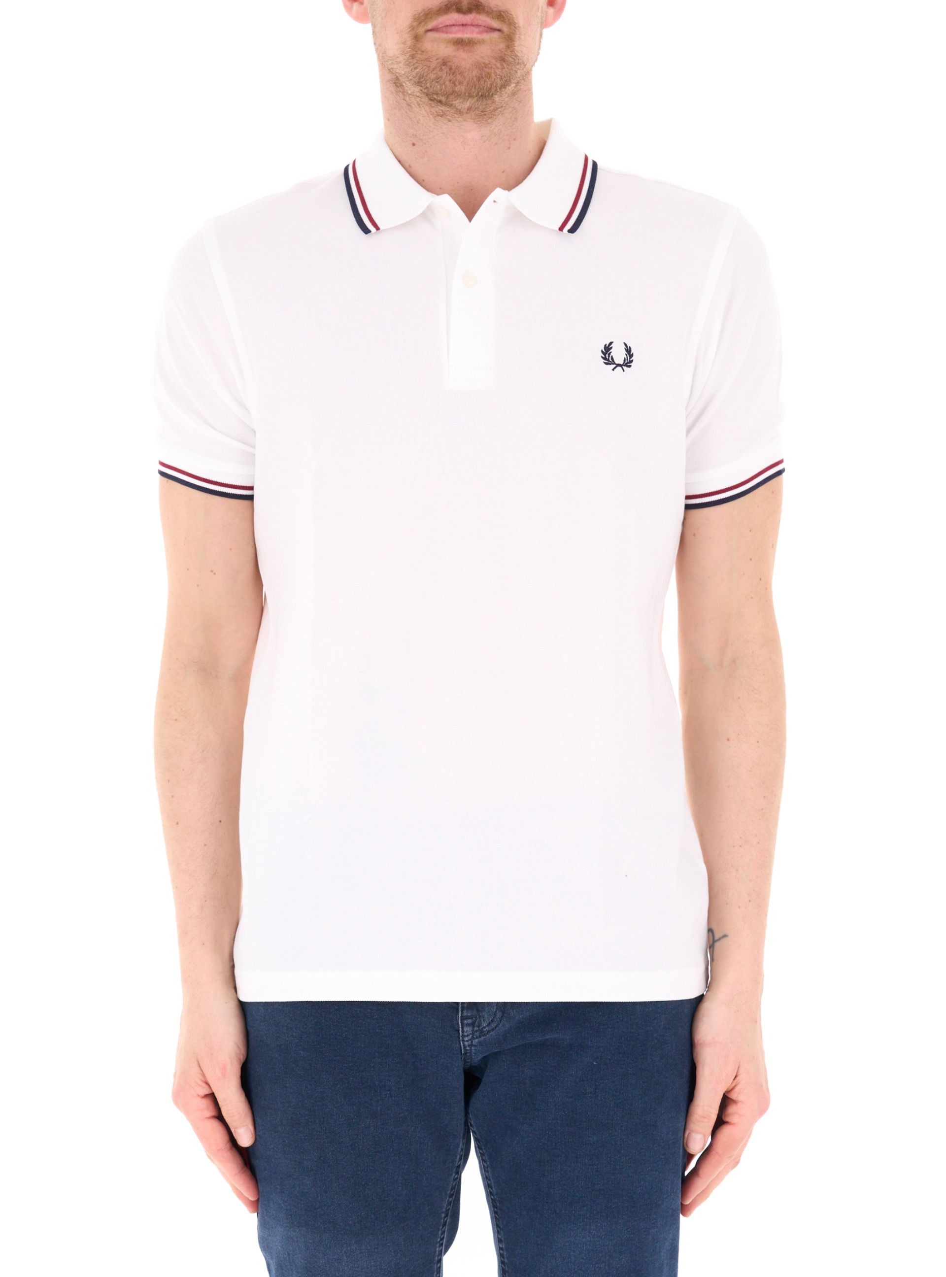 Fred Perry Polo in cotone BIANCO