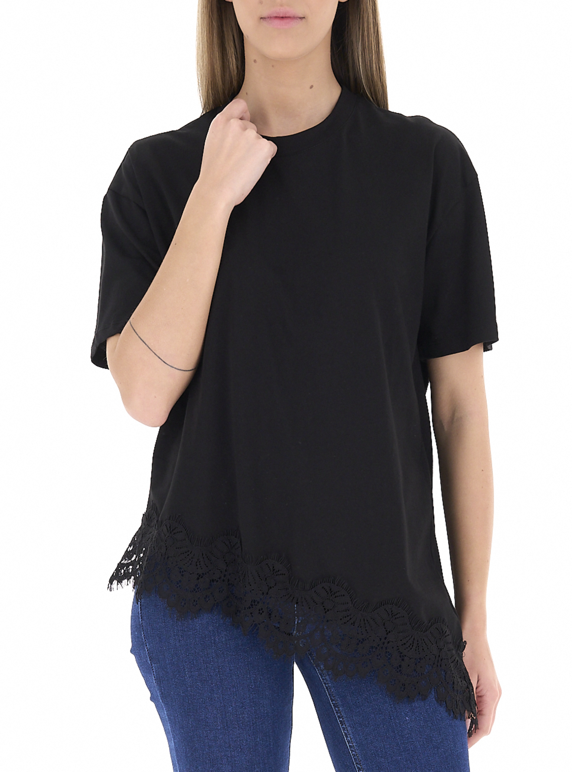 VICOLO T-shirt girocollo NERO UNI