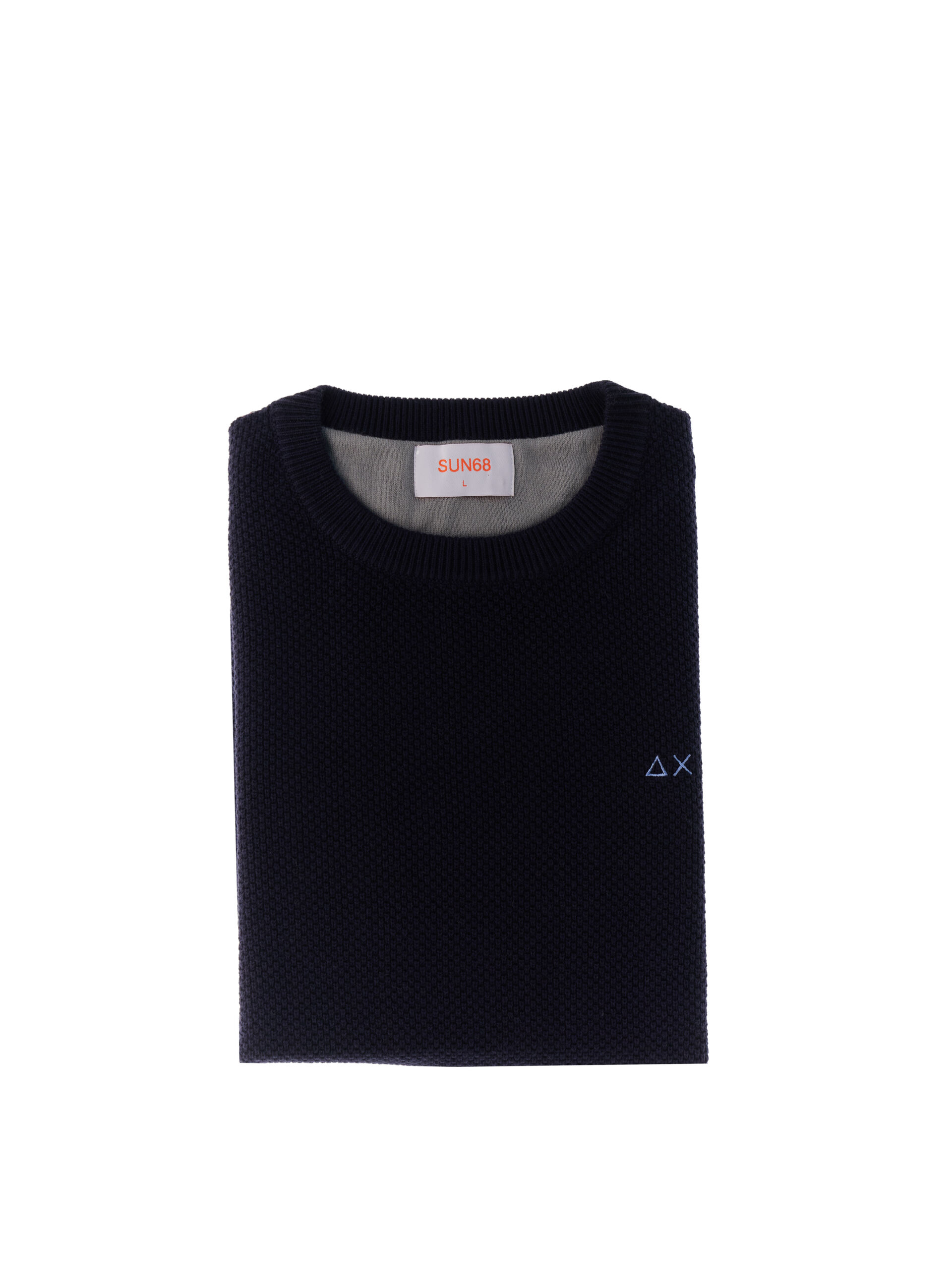 SUN68 Maglione misto lana BLU NAVY