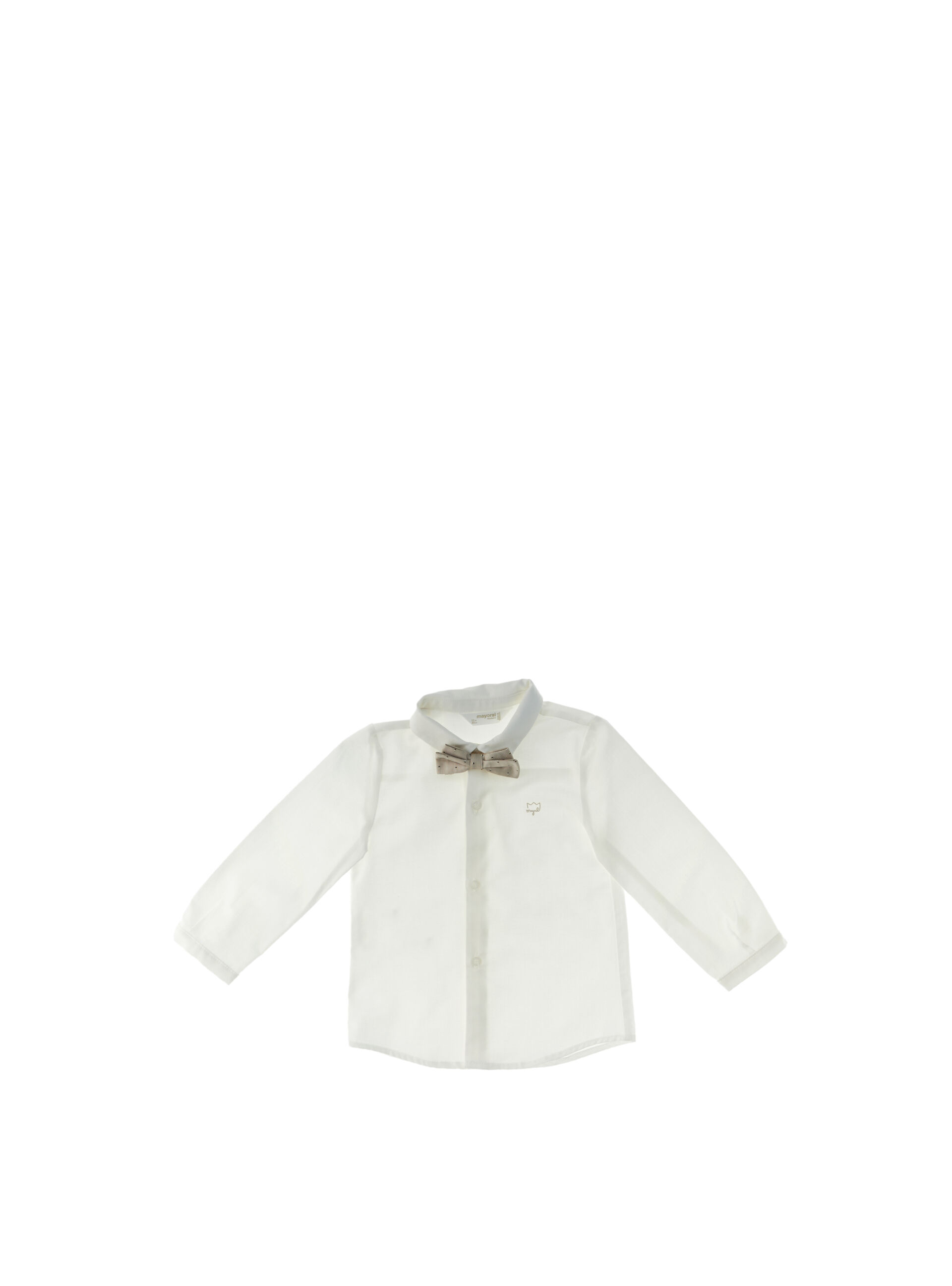 Camicia con papillon BIANCO 4-6
